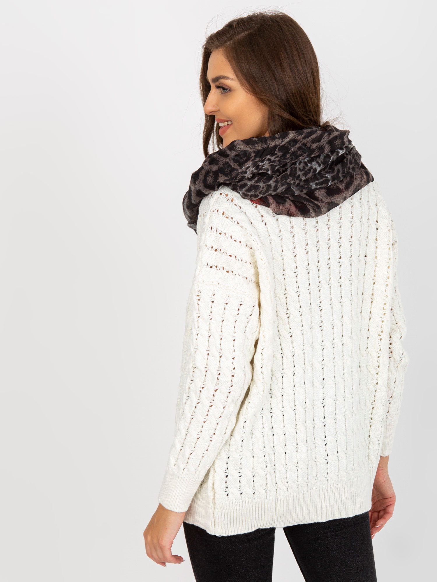 Komín AT KM 241357.03P čierno-červený jedna velikost