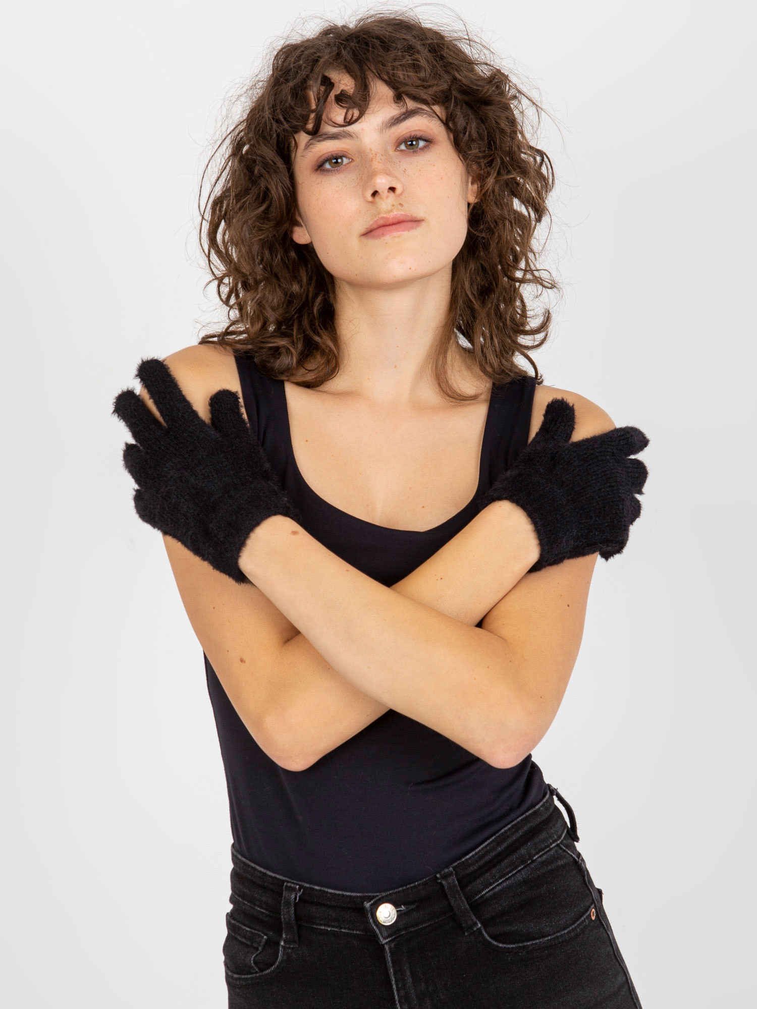 Rukavice AT RK ST 59.34 čierne jedna velikost