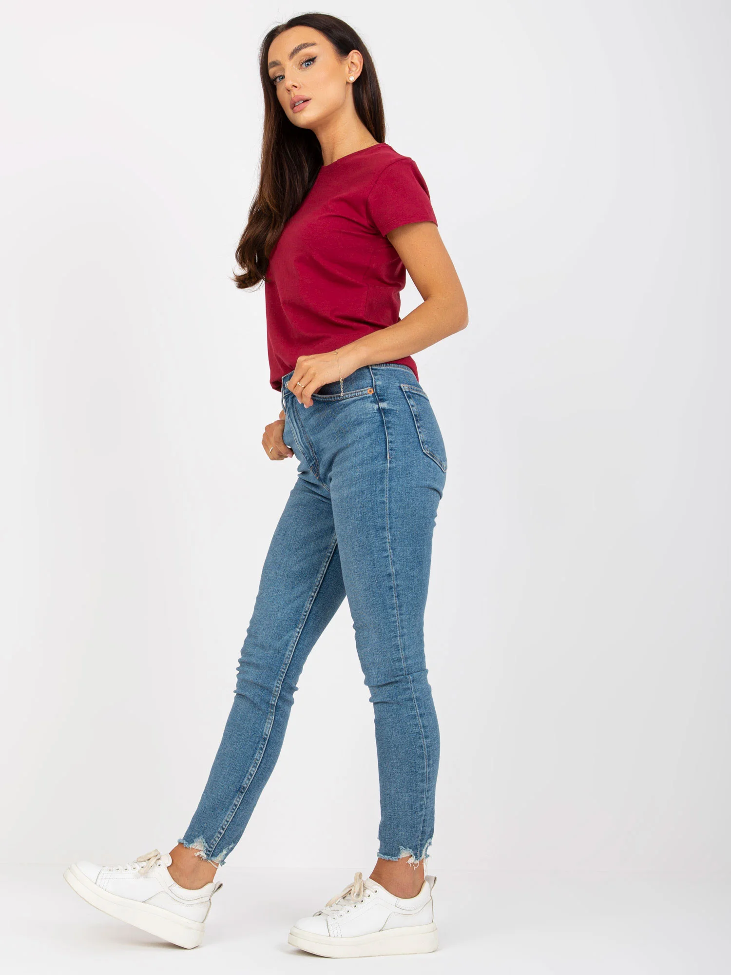 Tričko B 013.25P gaštanová XL