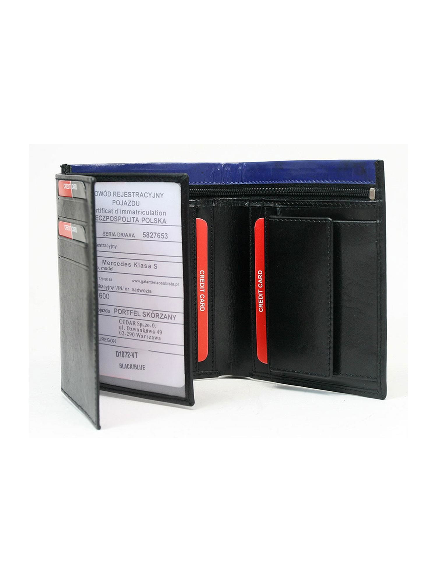 Peněženka CE PR D1072 VT.94 černá a modrá jedna velikost