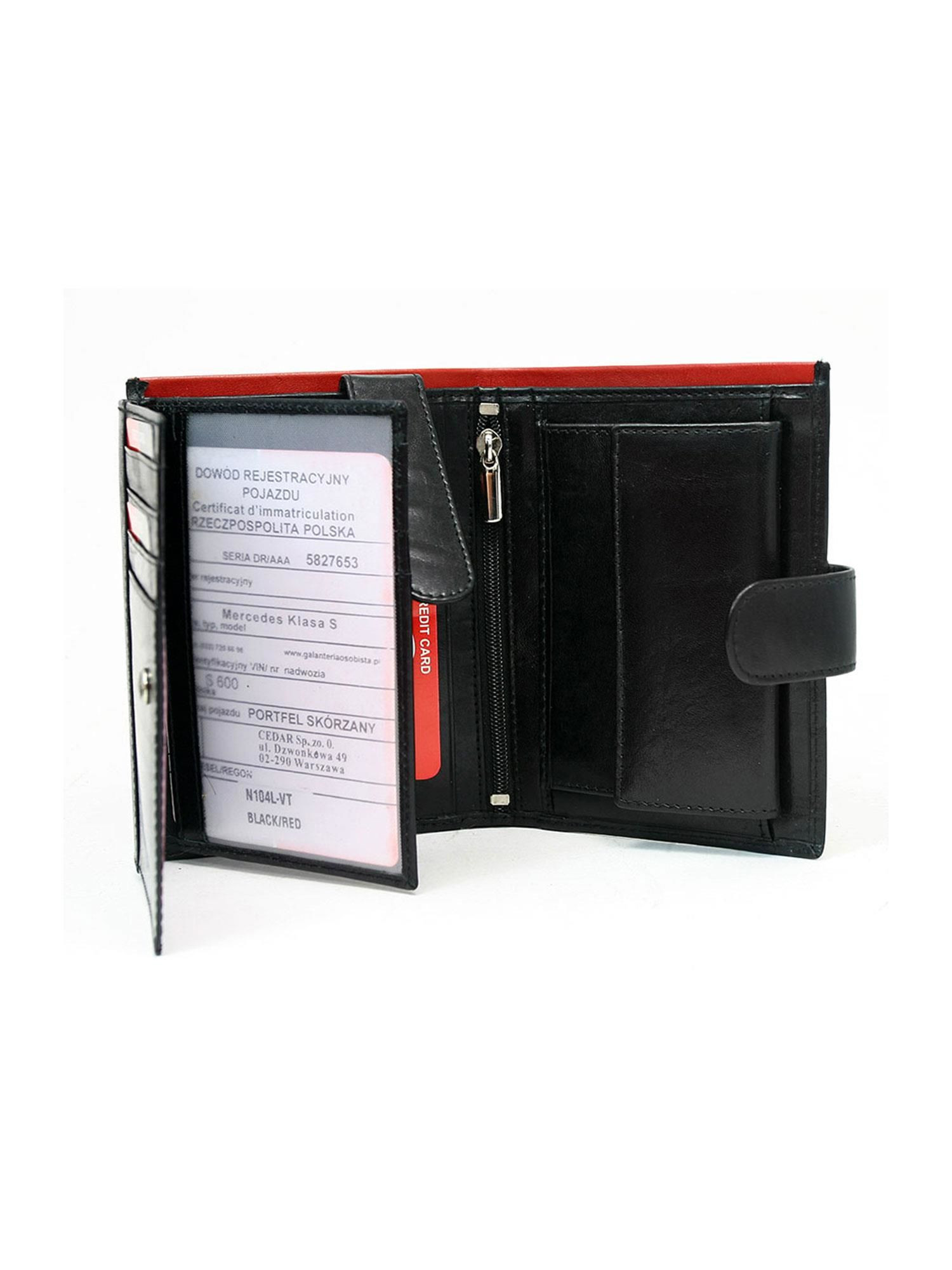 Peněženka CE PR N104L VT.89 černá a červená jedna velikost