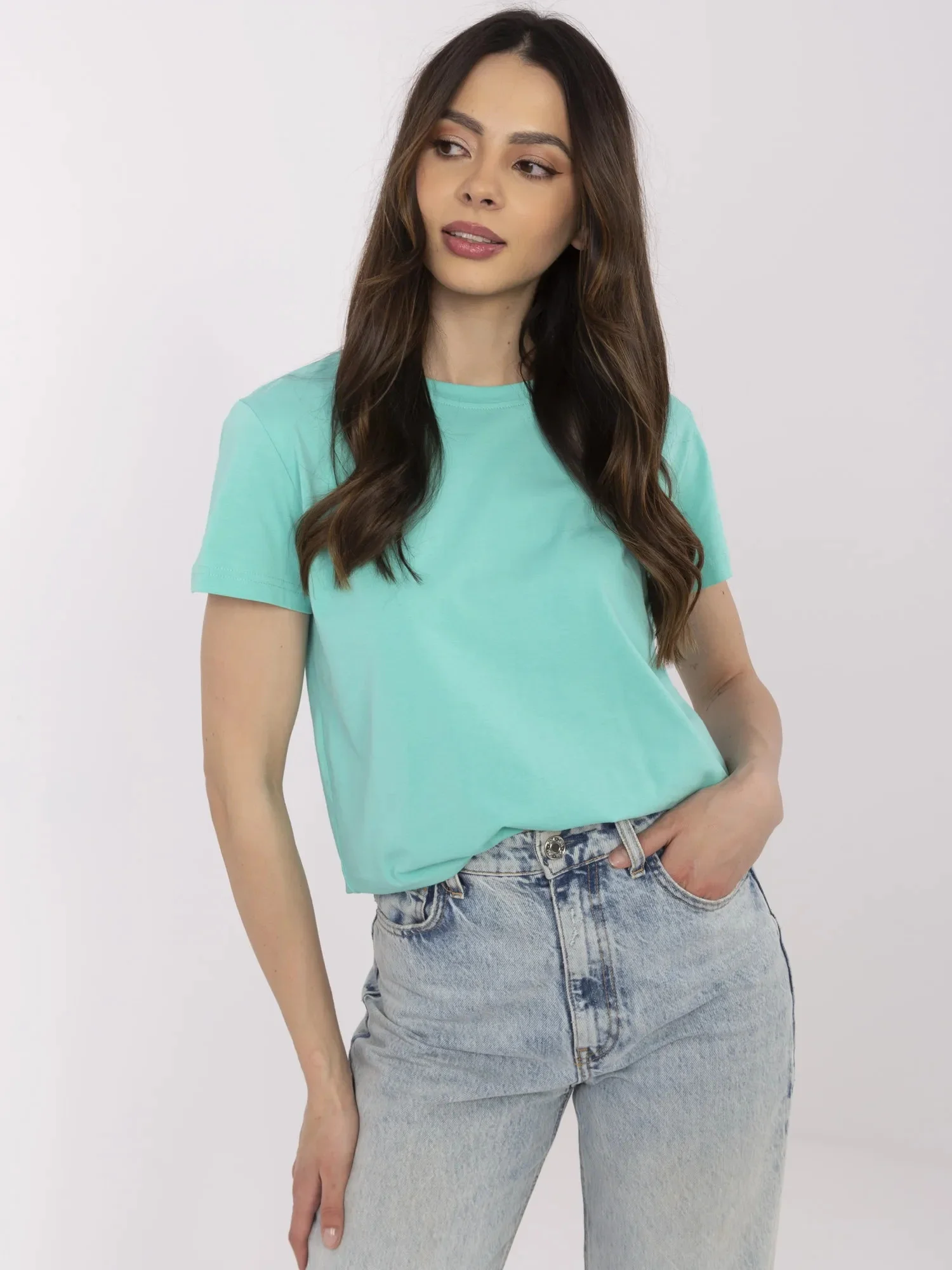 Tričko CLM TS 1640.87 turquoise L