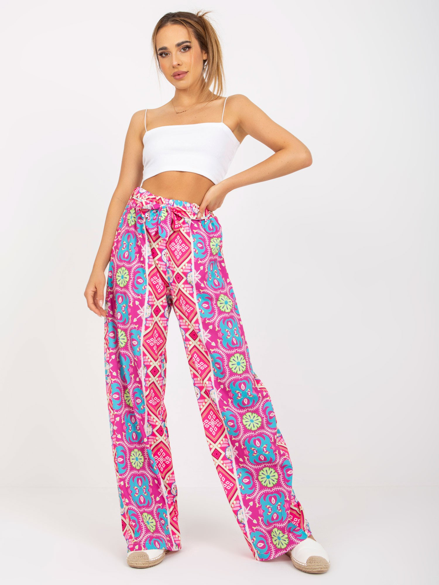 DHJ SP 13587 kalhoty.66P růžová jedna velikost