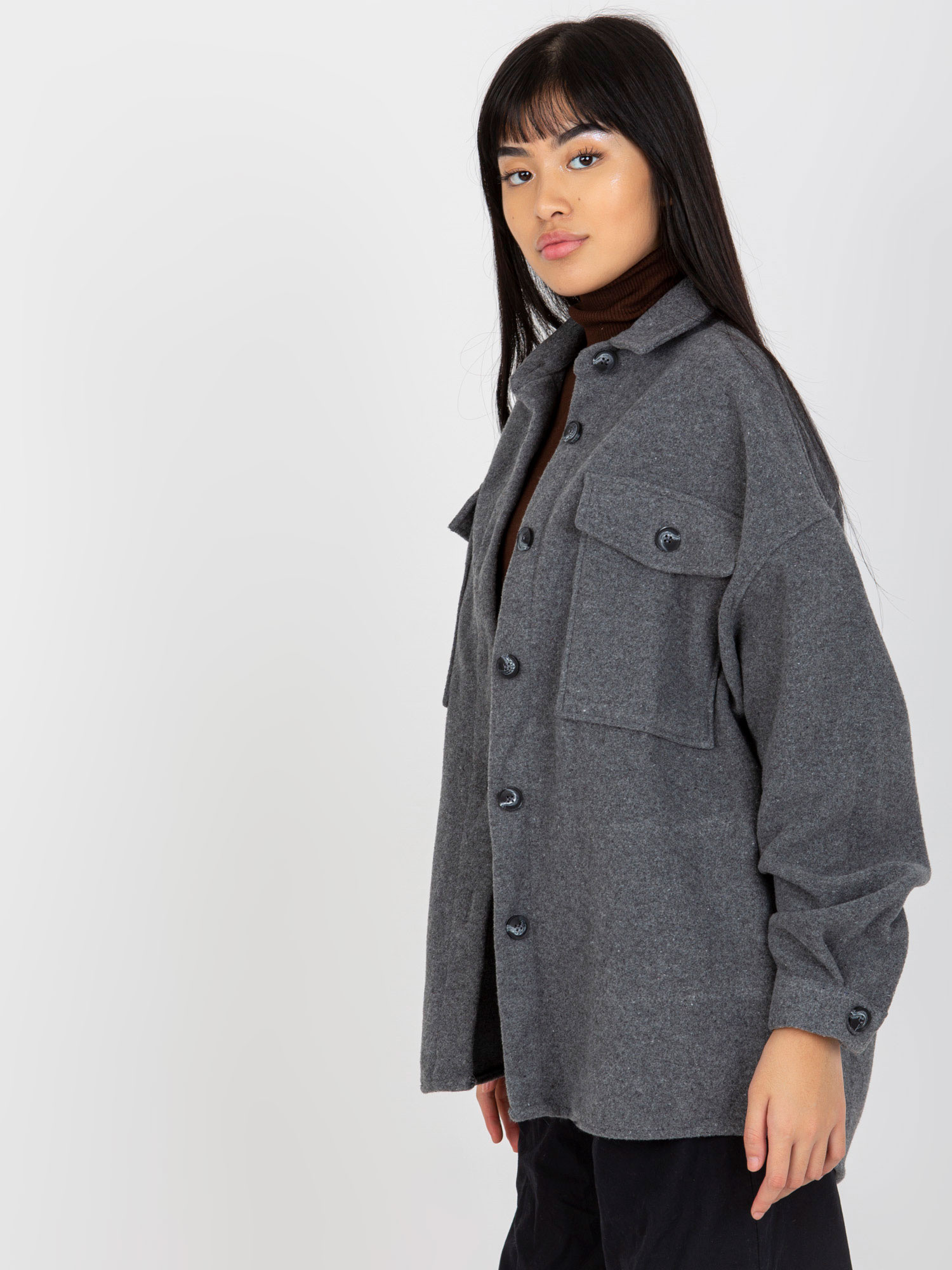 Košile DN KS 4005.99P tmavě šedá S (obrázek 4)