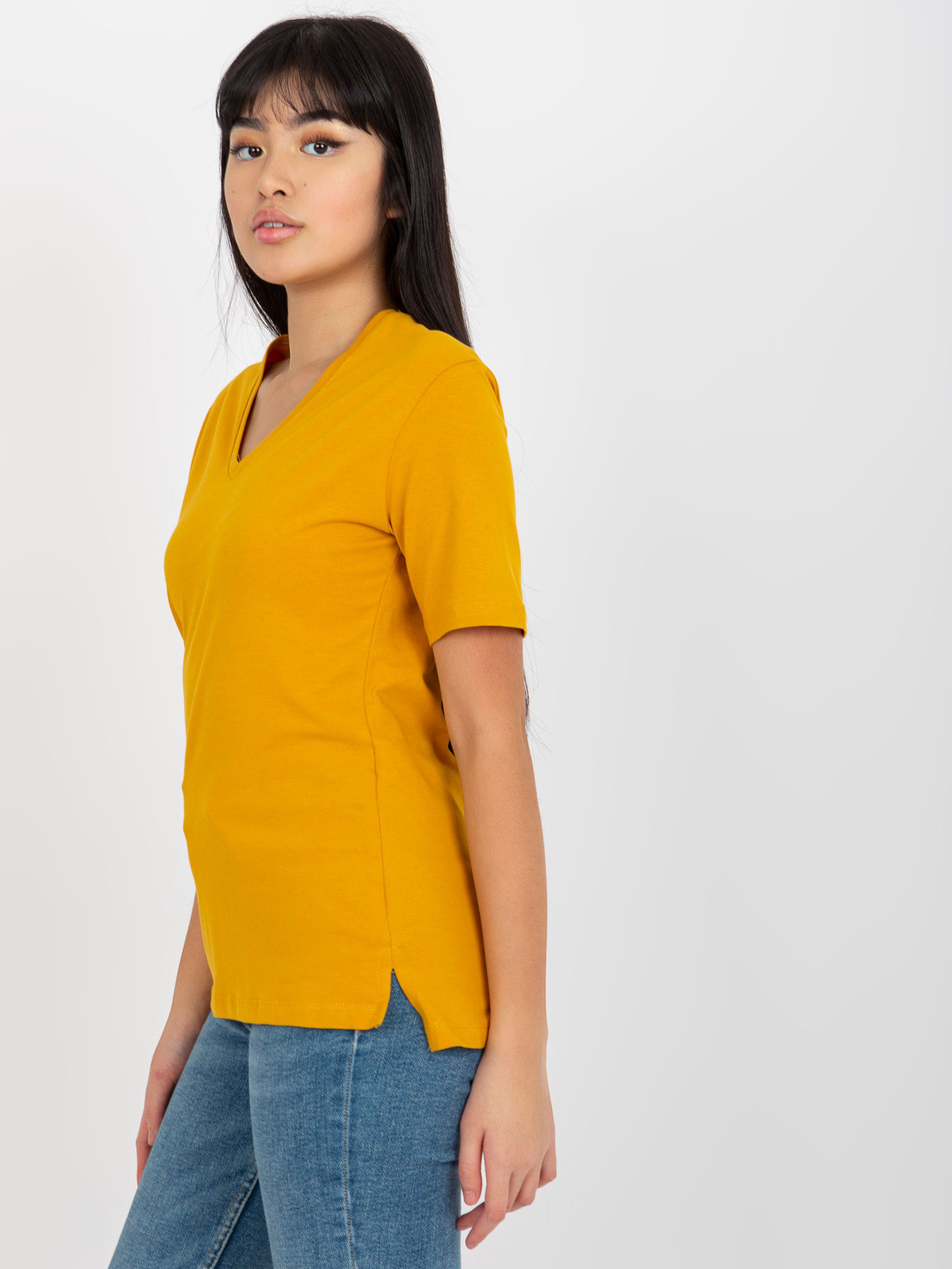 Dámské tričko EM TS HS 20 25.41X tmavě žlutá - FPrice XL