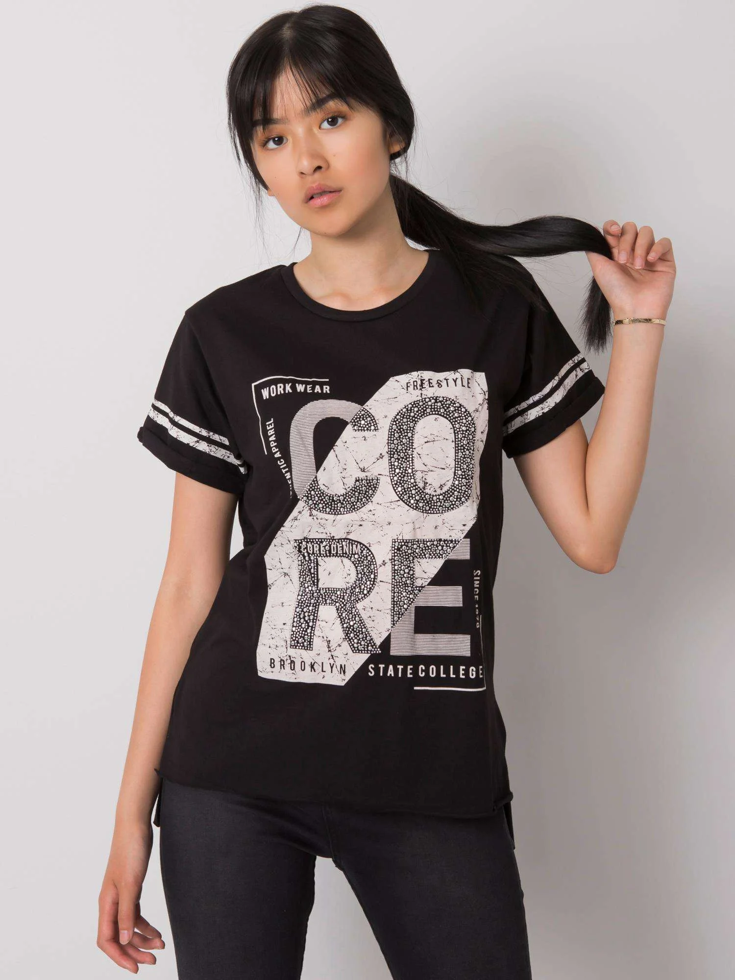 E-shop Tričko HB TS 3067.66 čierna S