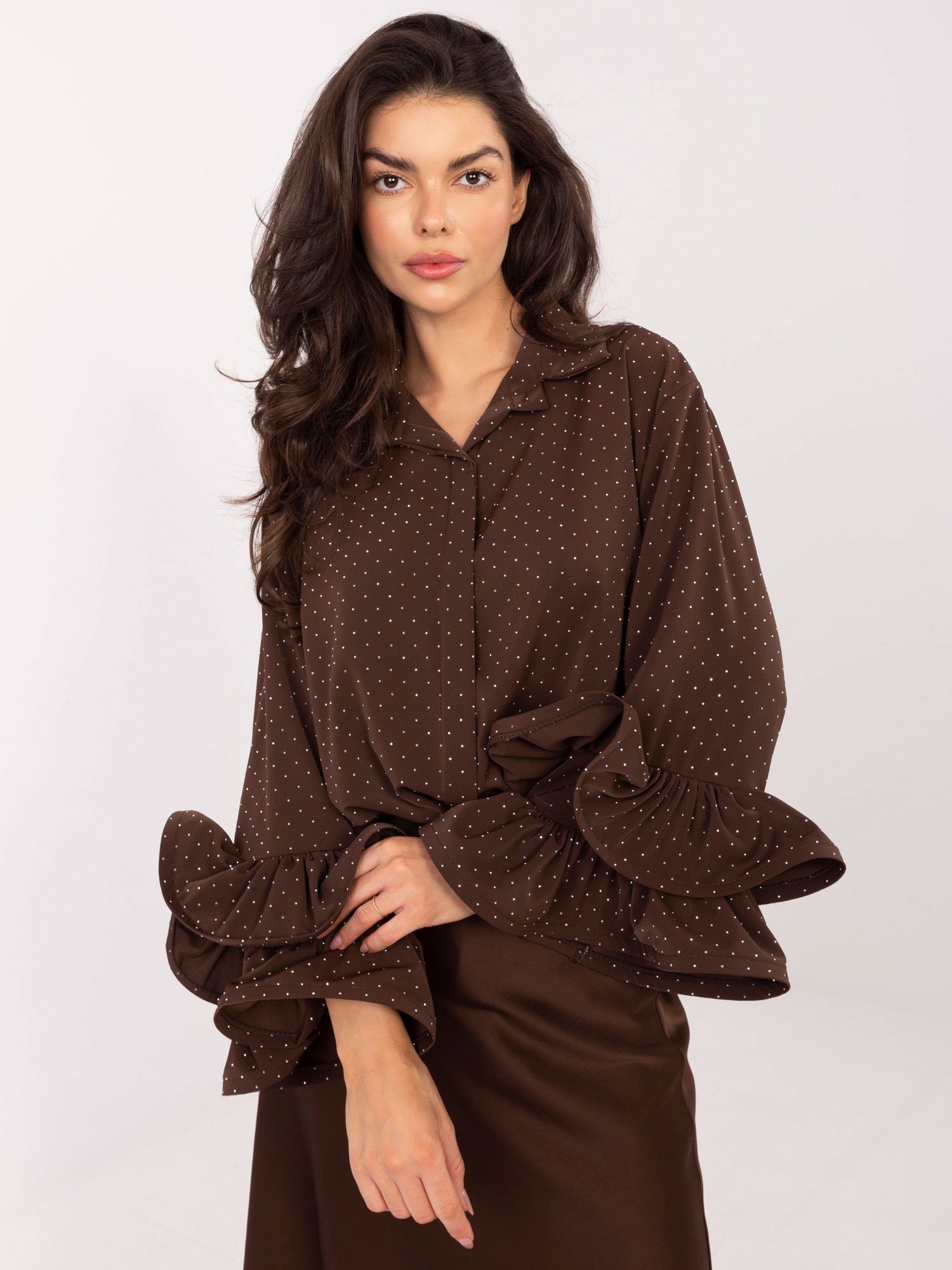 Košile s dlouhým rukávem  model 222149 Italy Moda universal