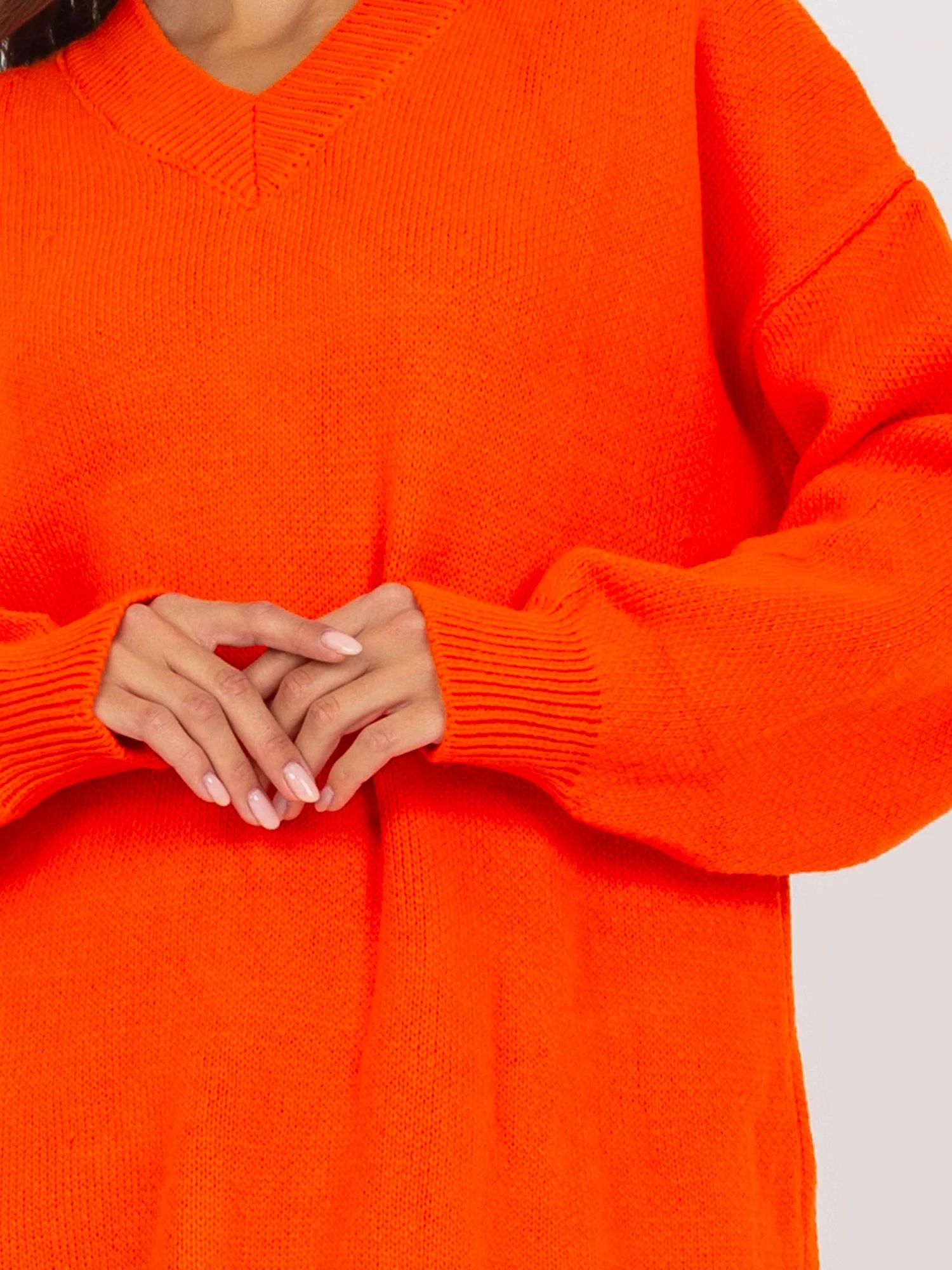 Svetr LC SW 0341.38P oranžová jedna velikost (obrázek 11)