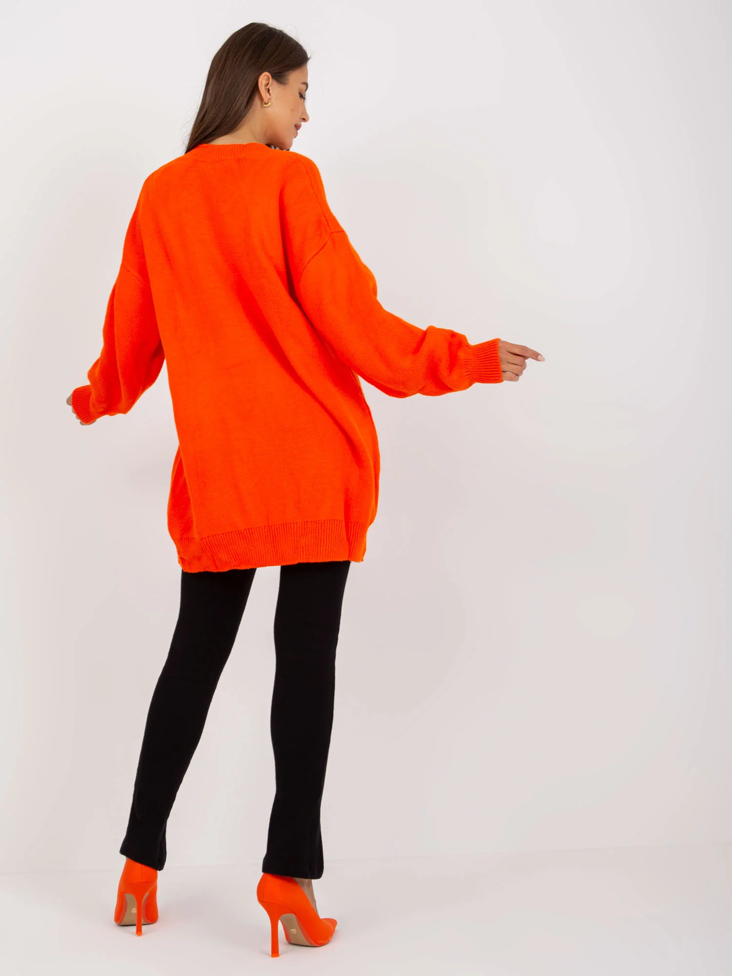Svetr LC SW 0341.38P oranžová jedna velikost (obrázek 16)