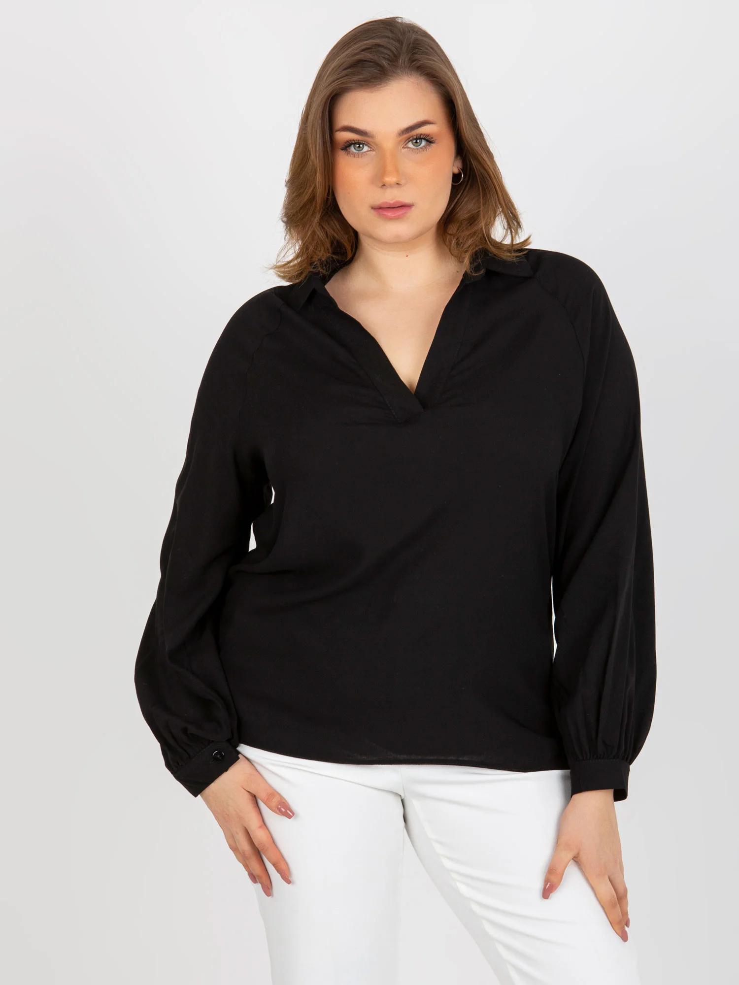 Dámská košile LK KS 509032.88P černá - FPrice M/L (obrázek 11)