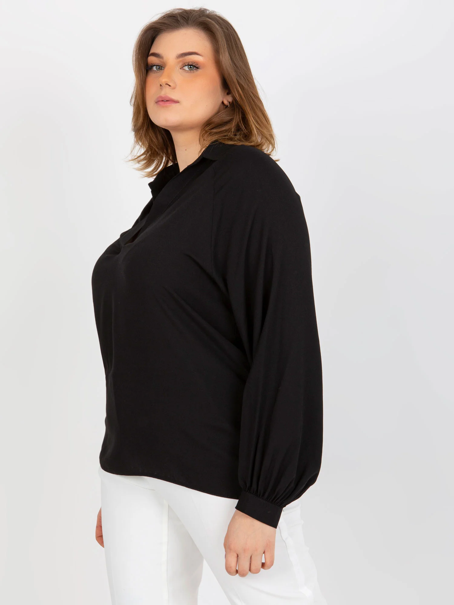 Dámská košile LK KS 509032.88P černá - FPrice M/L (obrázek 5)