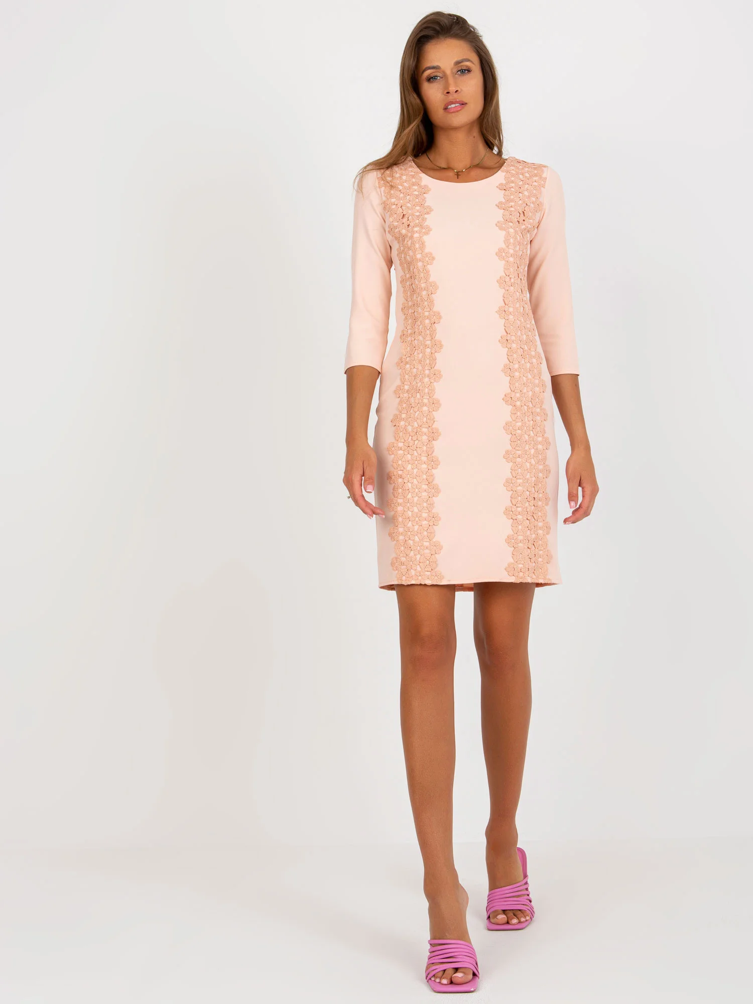 LK SK 506583 šaty.21P broskev 36