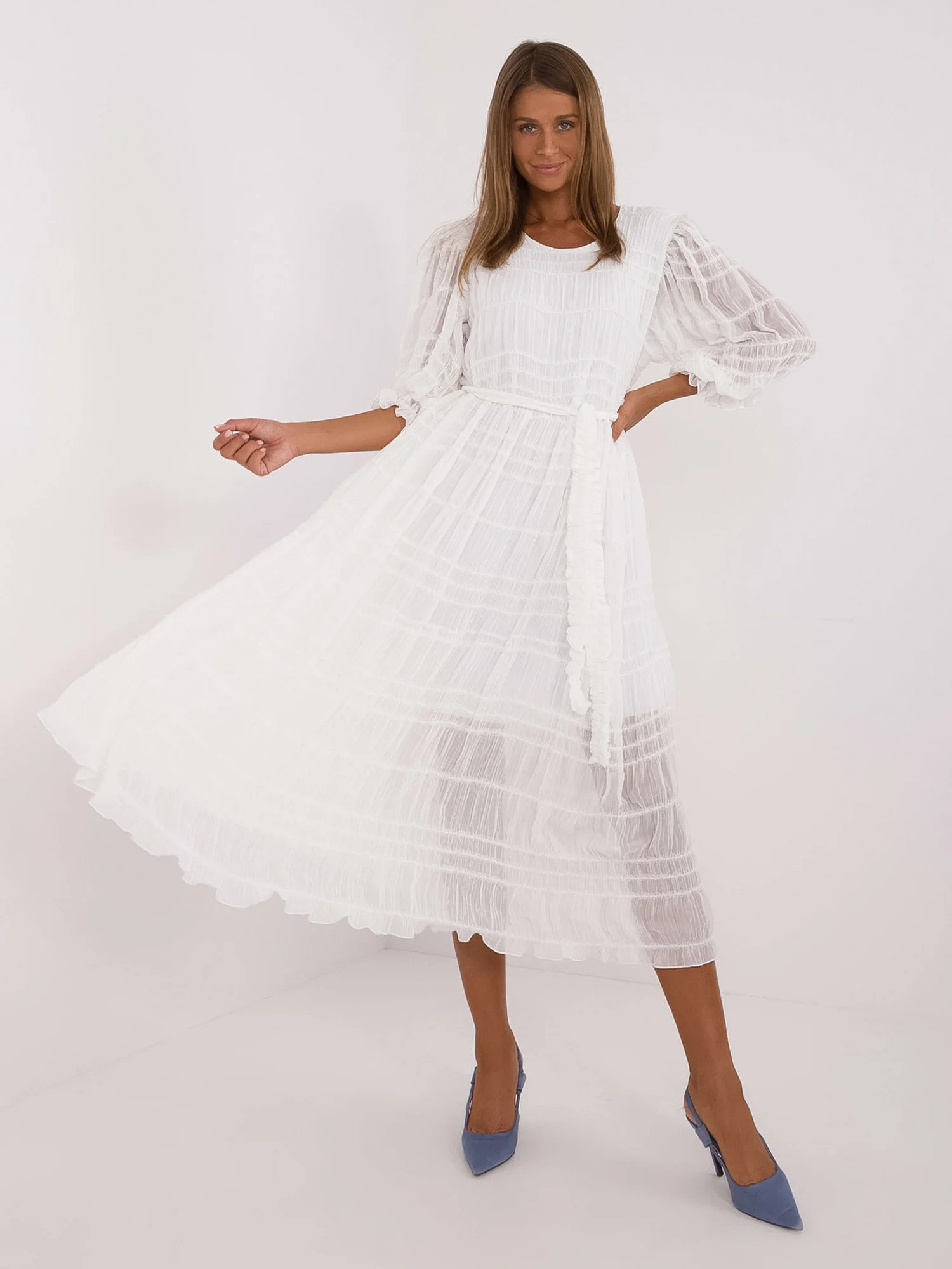 Šaty LK SK 509373.39 bílá L/XL (obrázek 8)