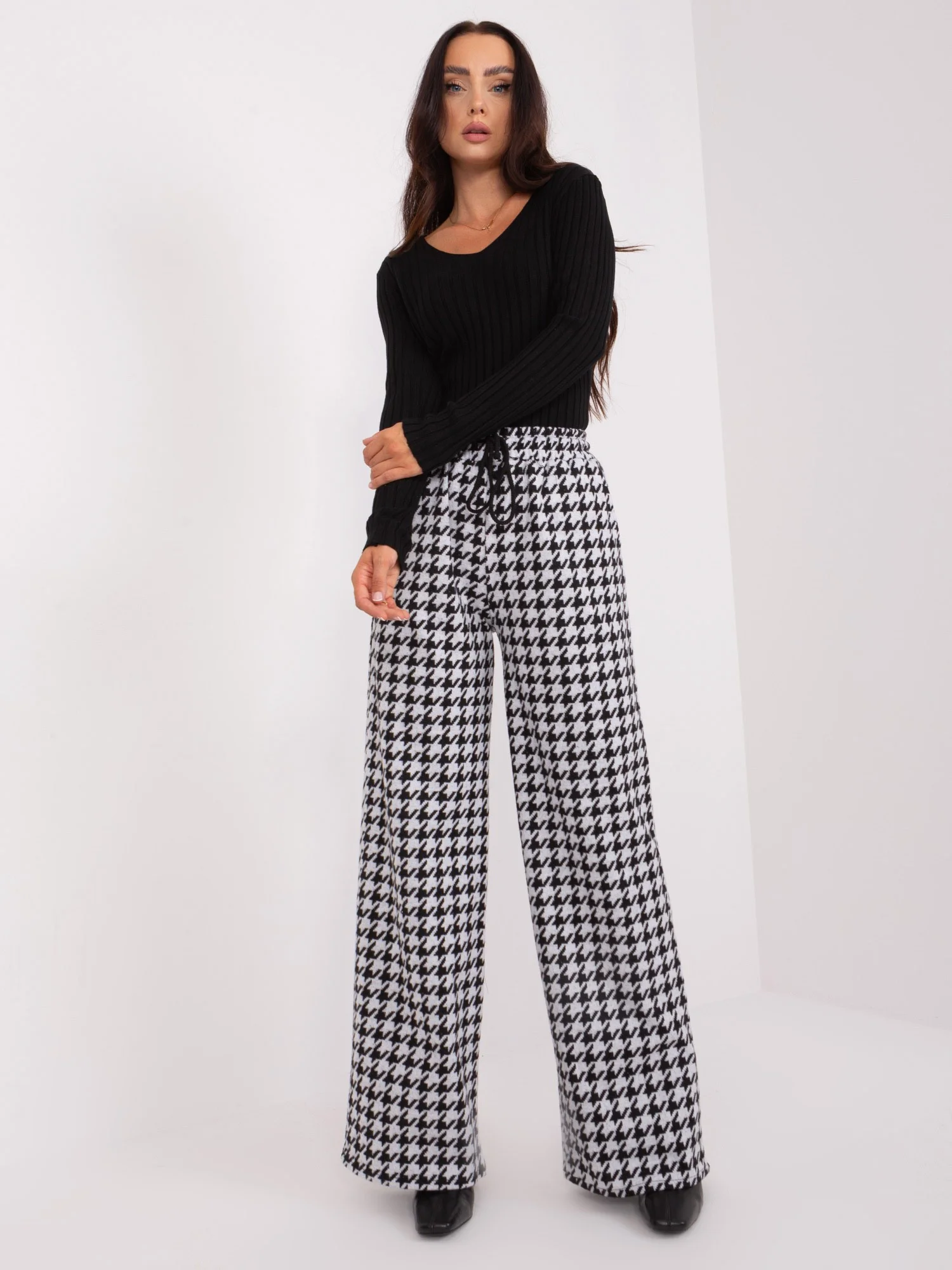 Kalhoty LK SP 509429.87 černobílých L/XL (obrázek 8)