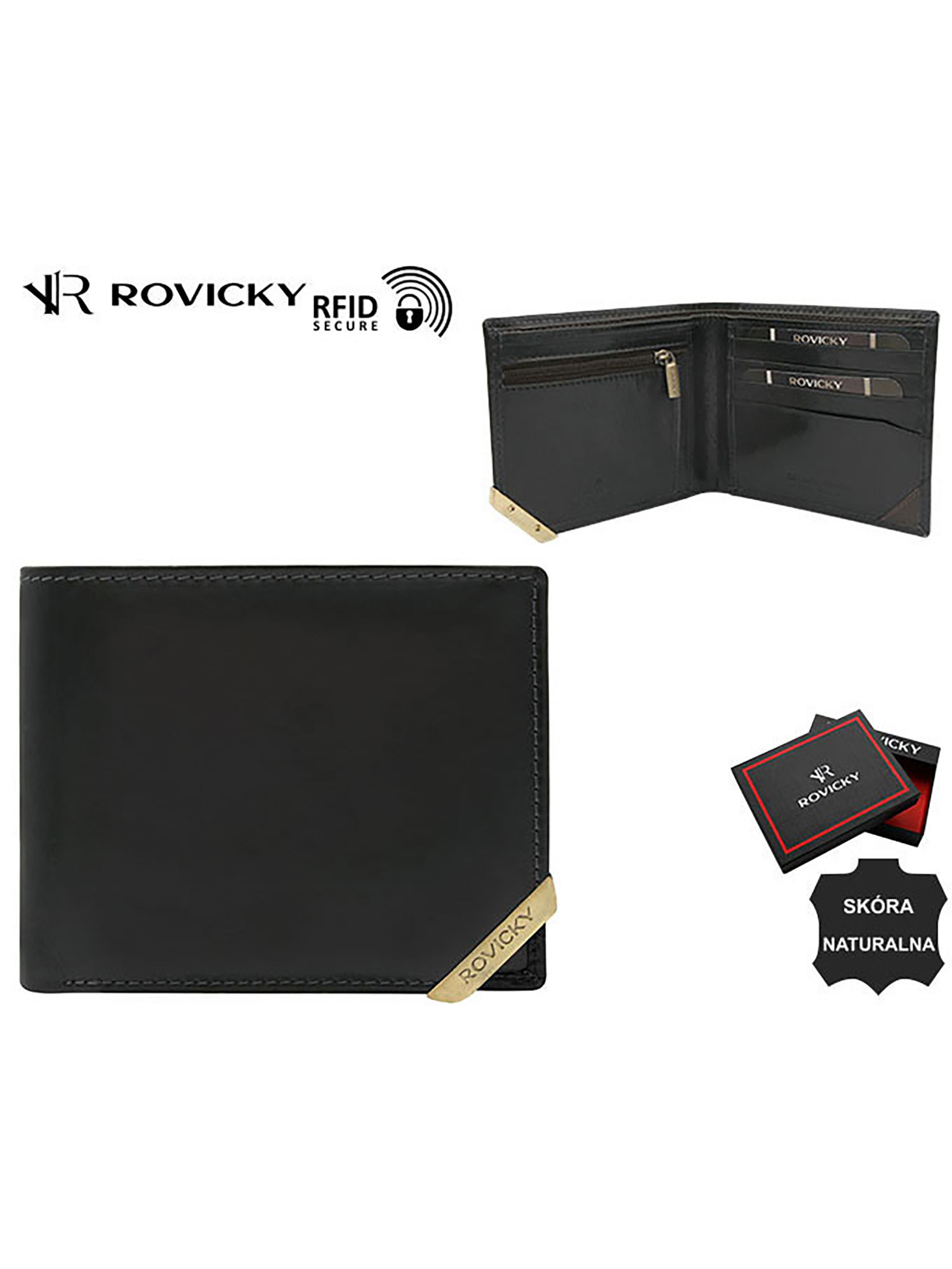 Peněženka N993 RVTM GL černá jedna velikost