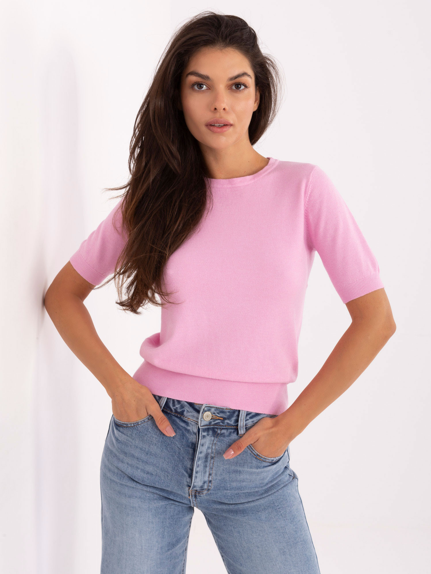 Jumper PM SW N30088.21 světle růžový S/M