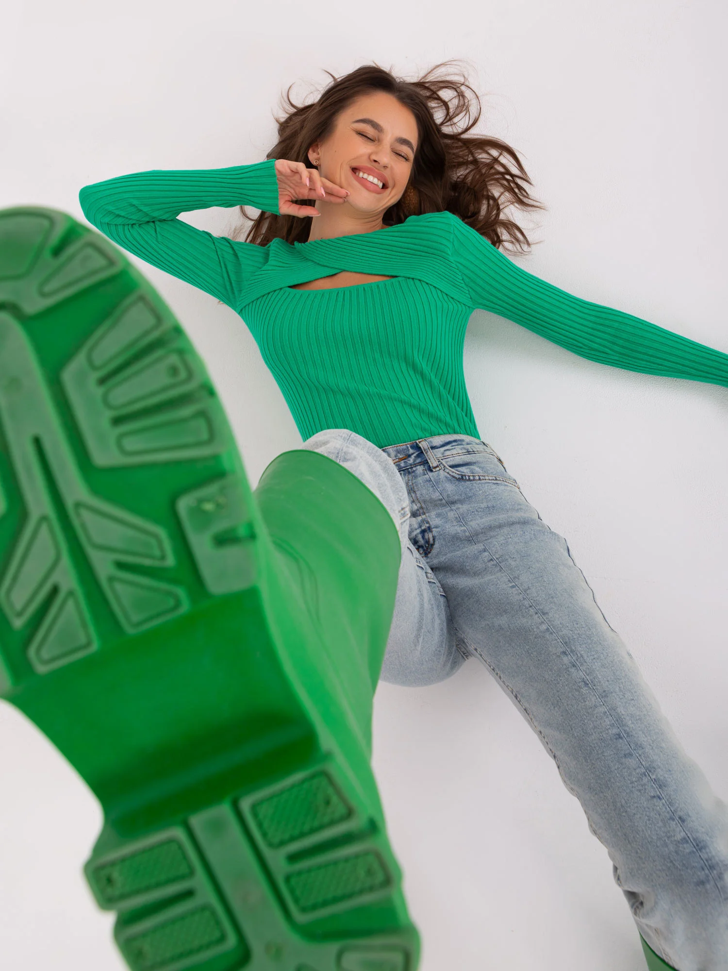 PM SW PM1082 jumper.03X zelená S/M