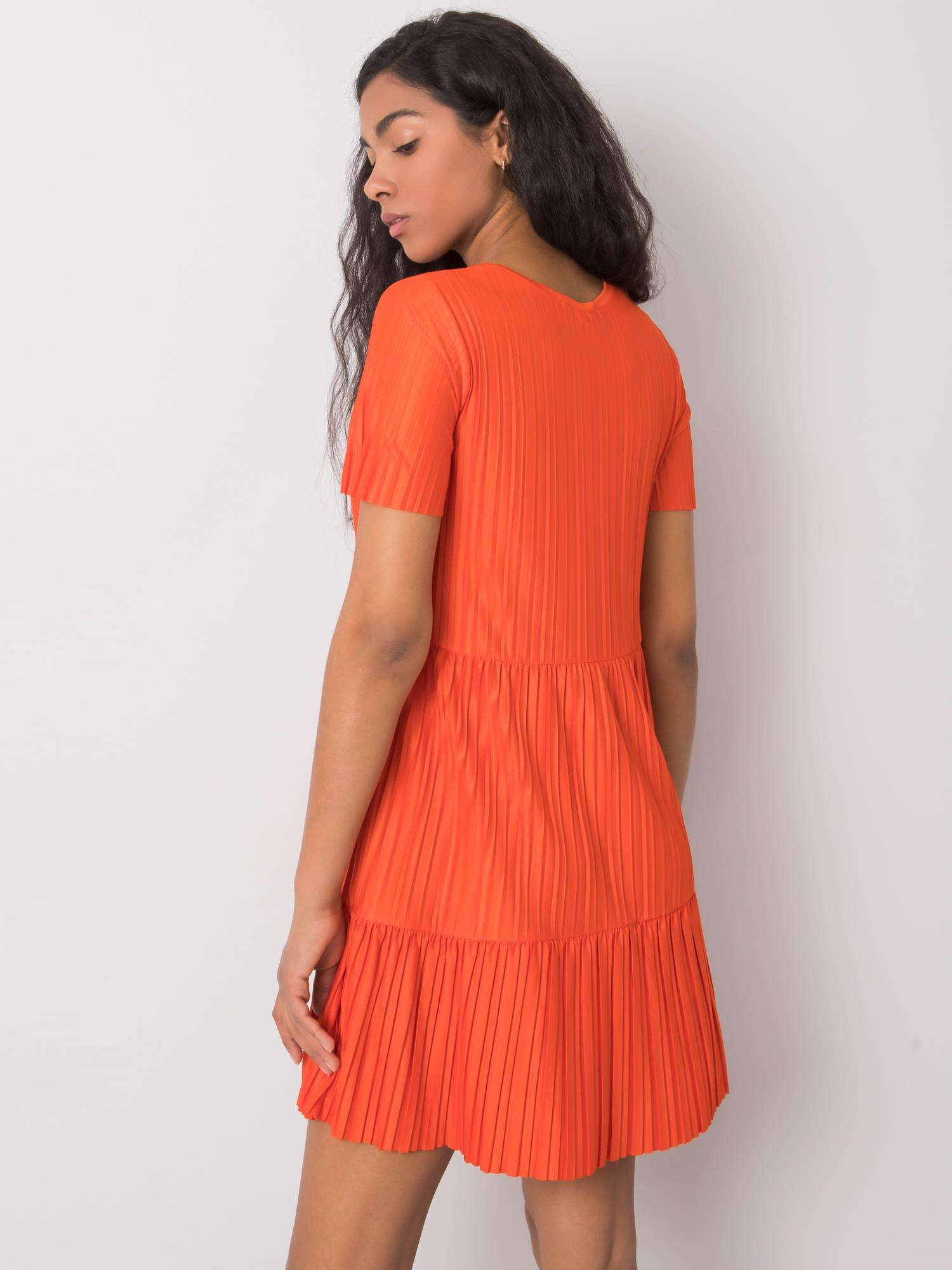 Šaty RO SK model 17356108 tmavě oranžová - FPrice Velikost: L