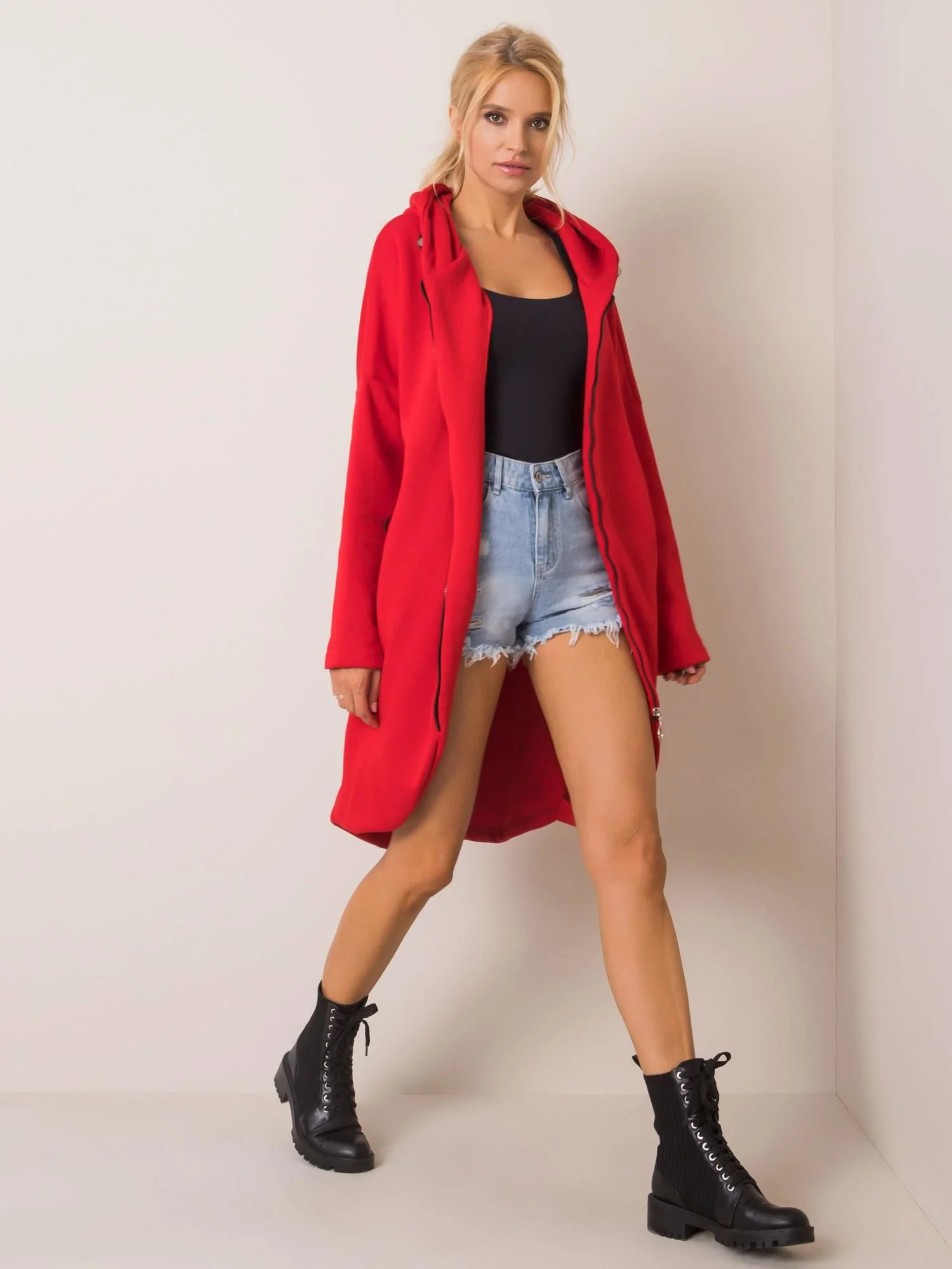 Mikina RV BL 4858 1.99P červená L/XL