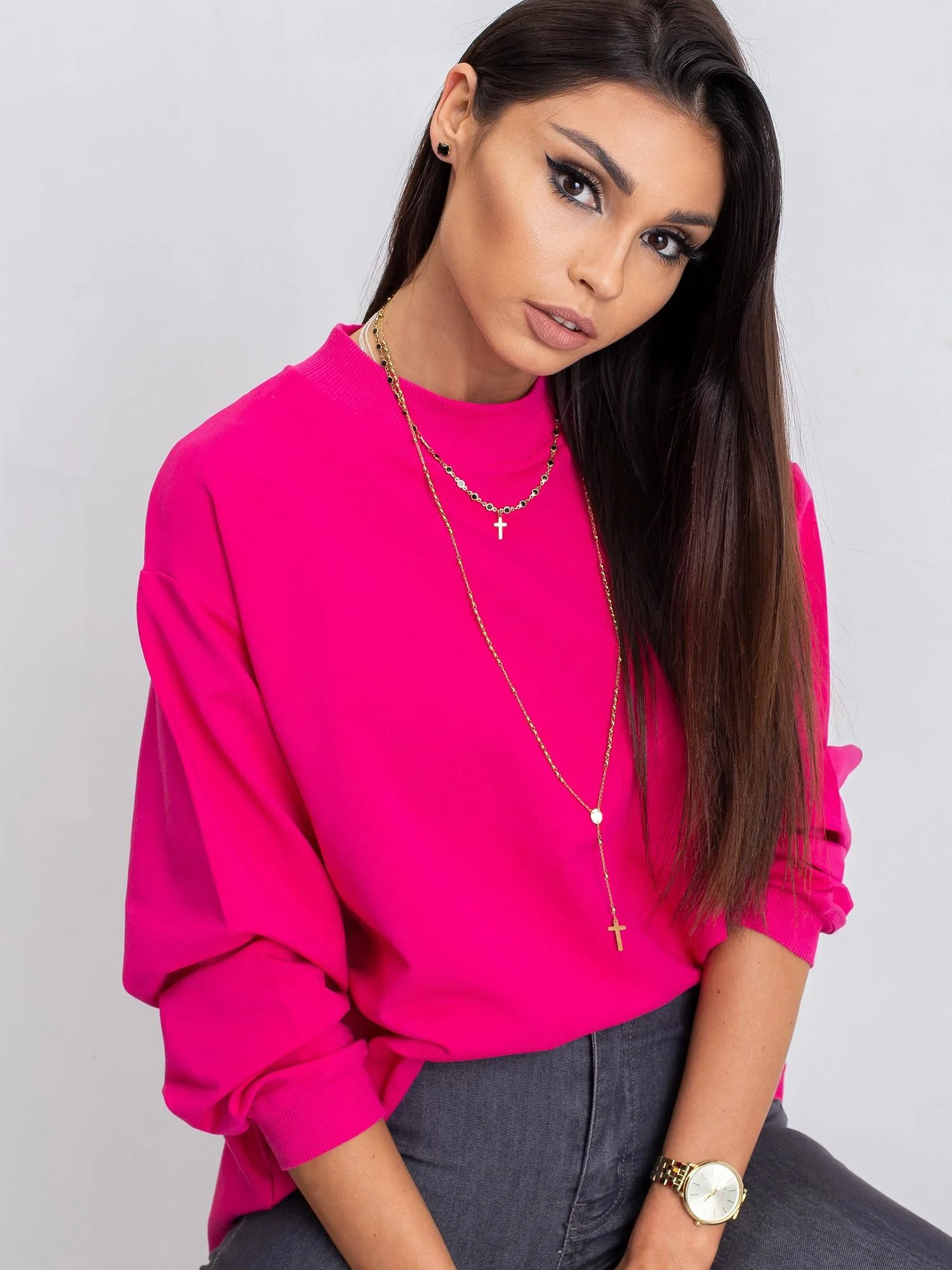 Mikina RV BL 5185.79P fuchsiová S/M (obrázek 11)