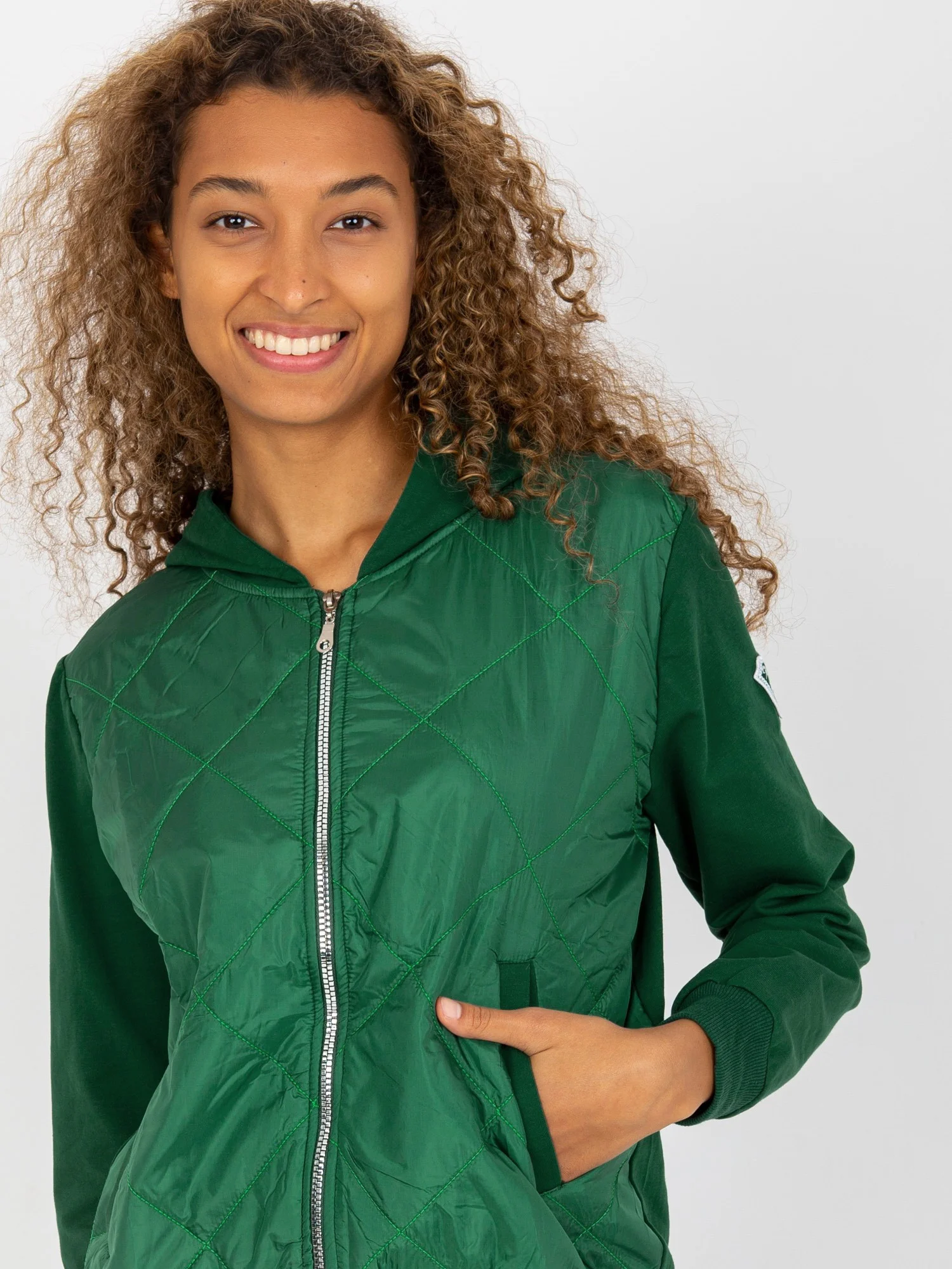 Dámská mikina RV BL 8226.11X tmavě zelená L/XL (obrázek 11)