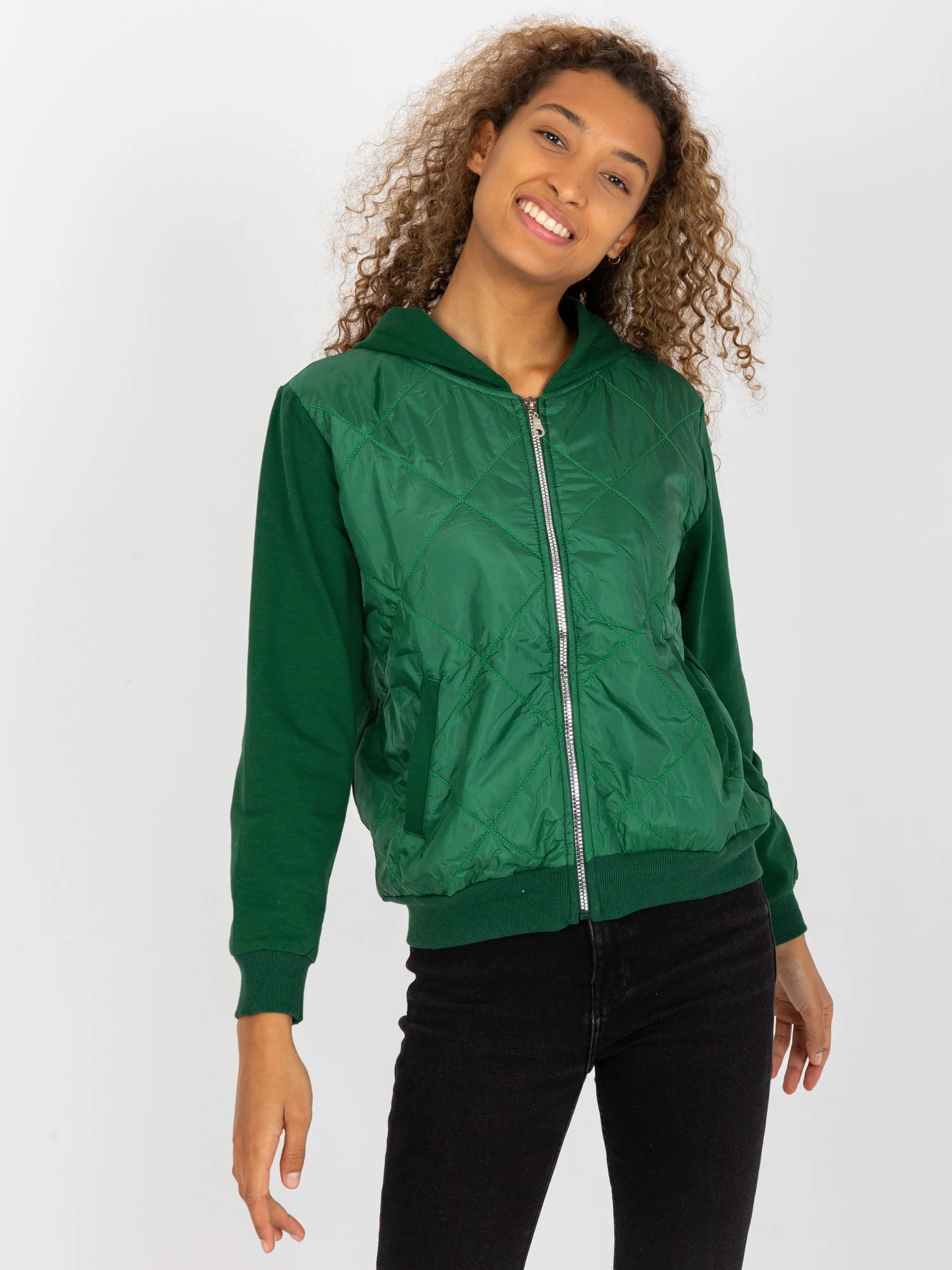 Dámská mikina RV BL 8226.11X tmavě zelená L/XL (obrázek 14)