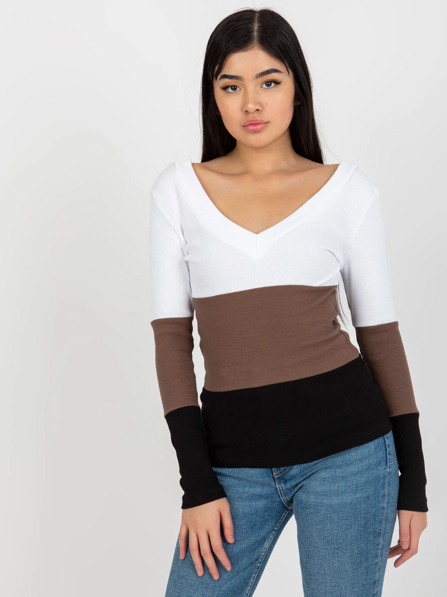 Halenka RV BZ 8429.35X bílá a černá L/XL (obrázek 5)
