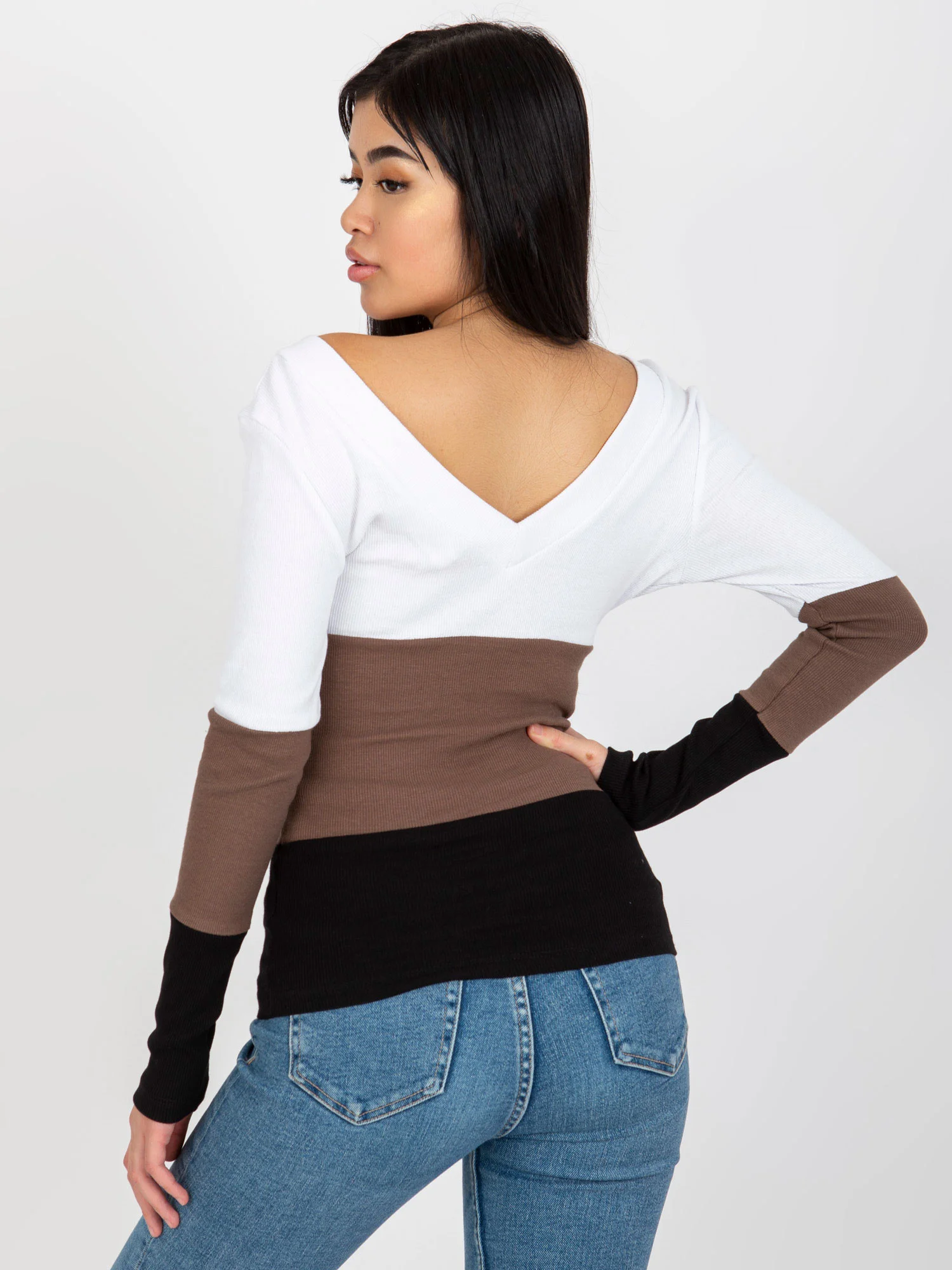Halenka RV BZ 8429.35X bílá a černá L/XL (obrázek 3)