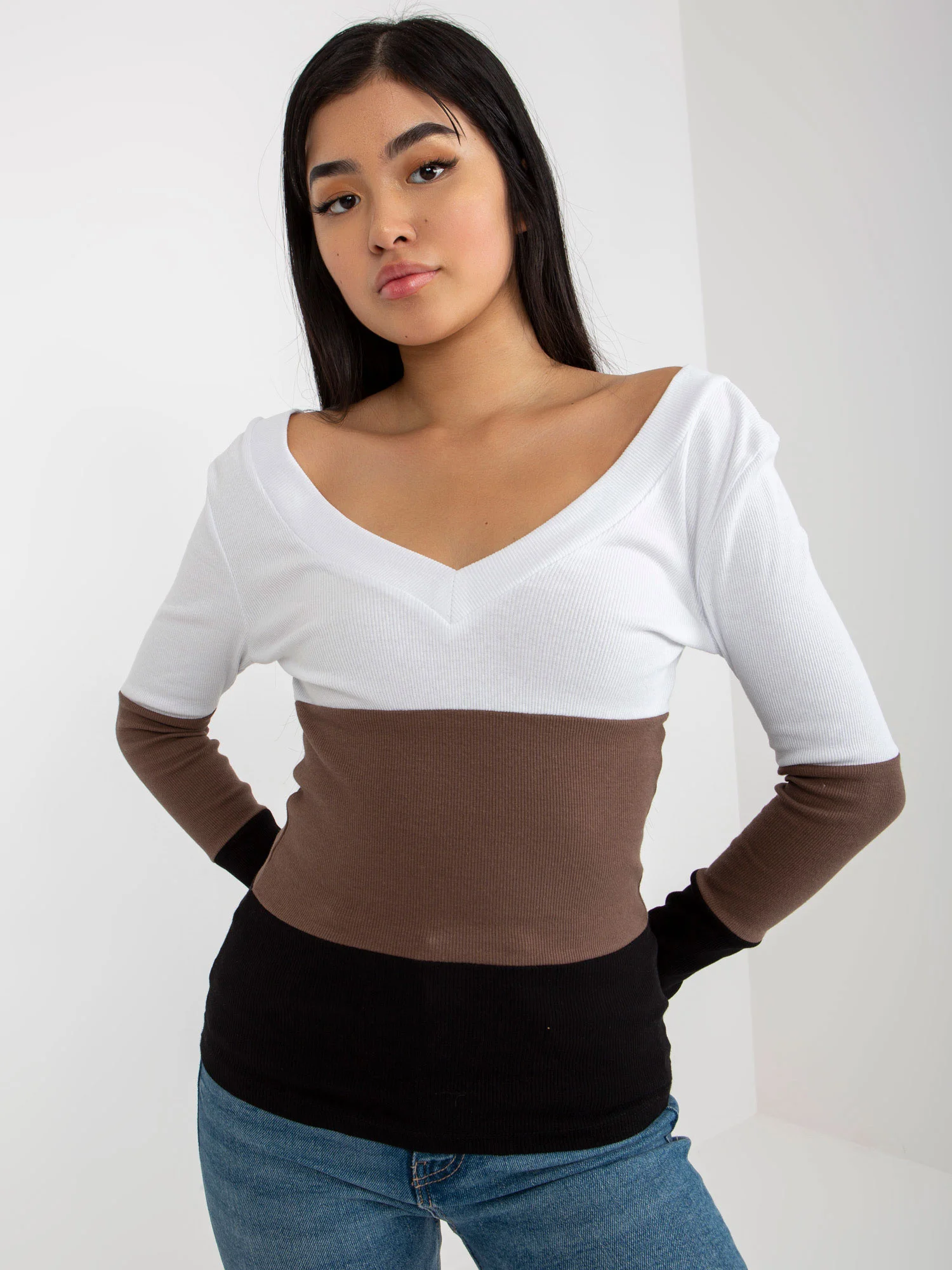 Halenka RV BZ 8429.35X bílá a černá L/XL (obrázek 11)