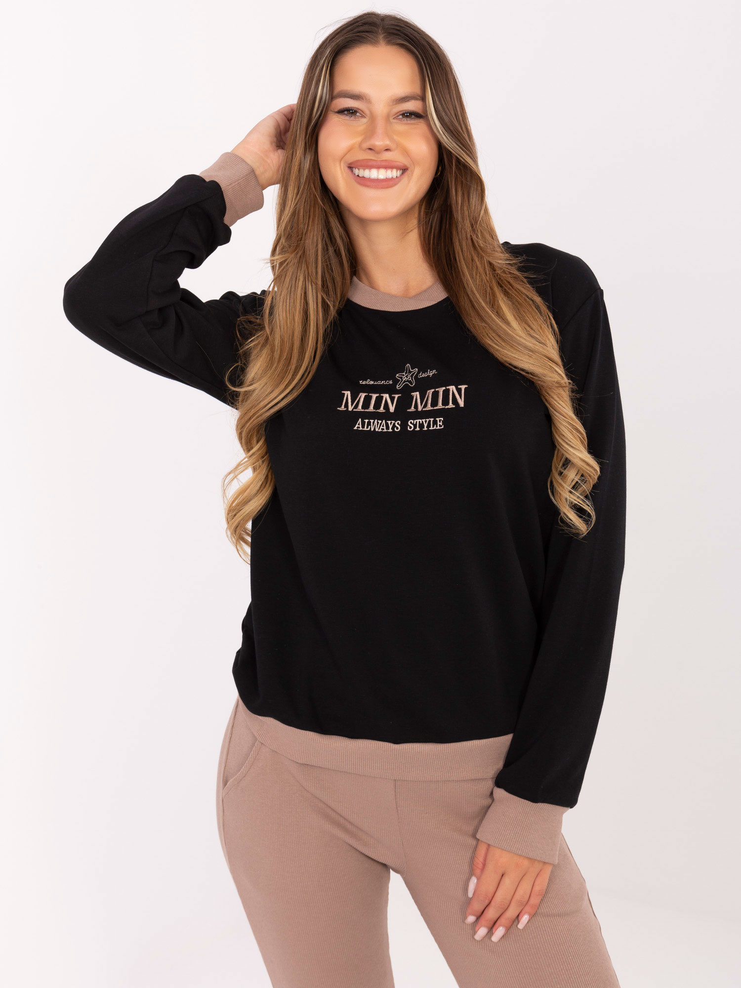 Blúzka RV BZ A875.56 čierna jedna velikost