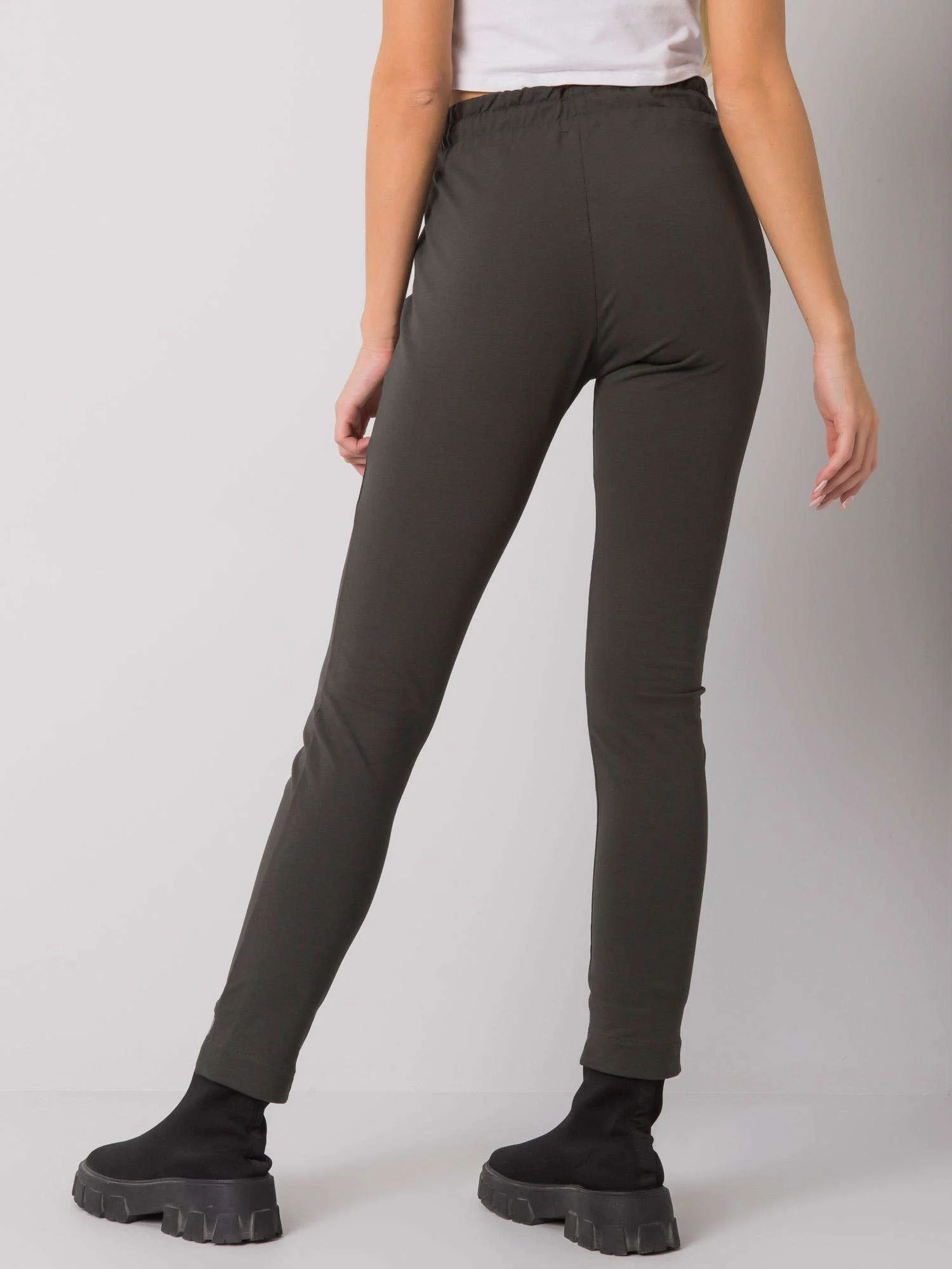 Tepláky RV DR 6650.81P tmavá khaki XL