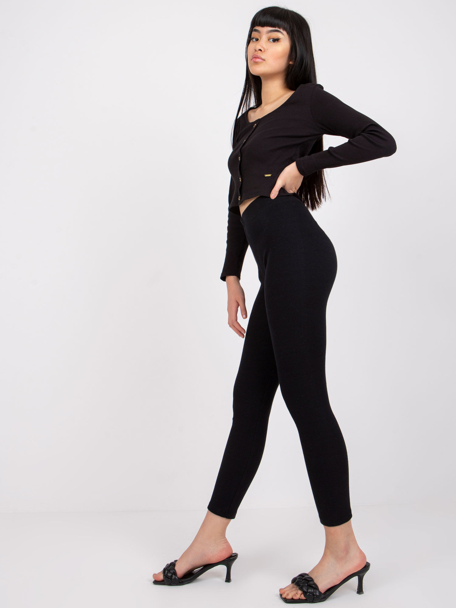 Legíny RV LG 7533.08 čierna XS