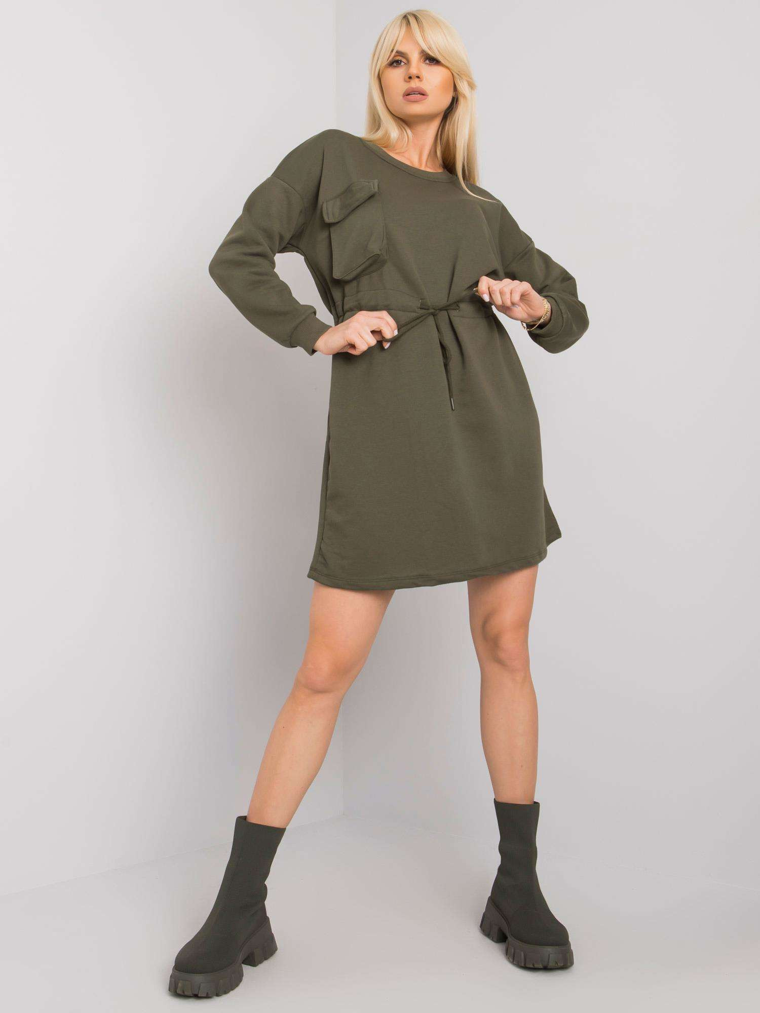 Šaty RV SK model 16311504 khaki L/XL - FPrice