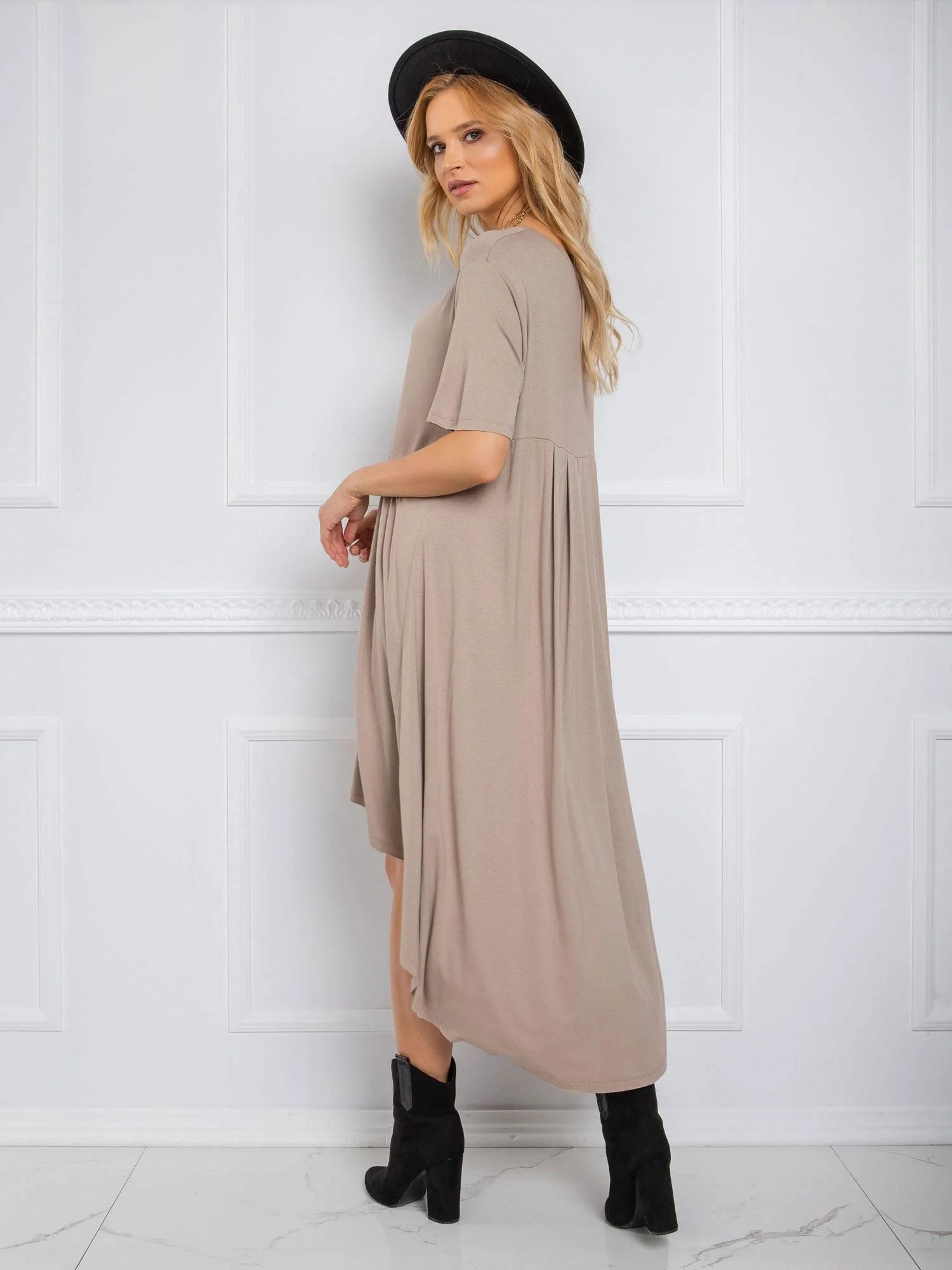 RV SK šaty R4889.09 tmavě lila L/XL (obrázek 4)