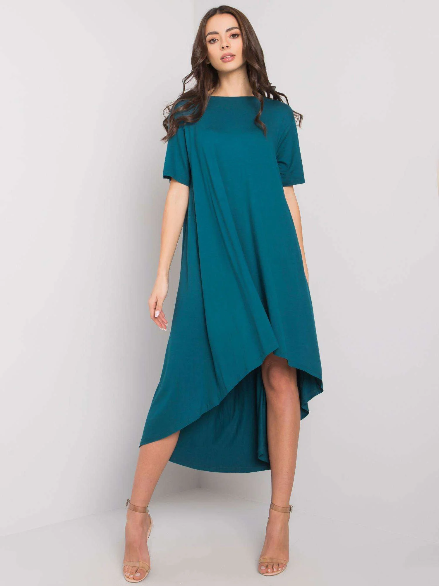 RV SK šaty R4889.09 tmavě zelená S/M (obrázek 18)