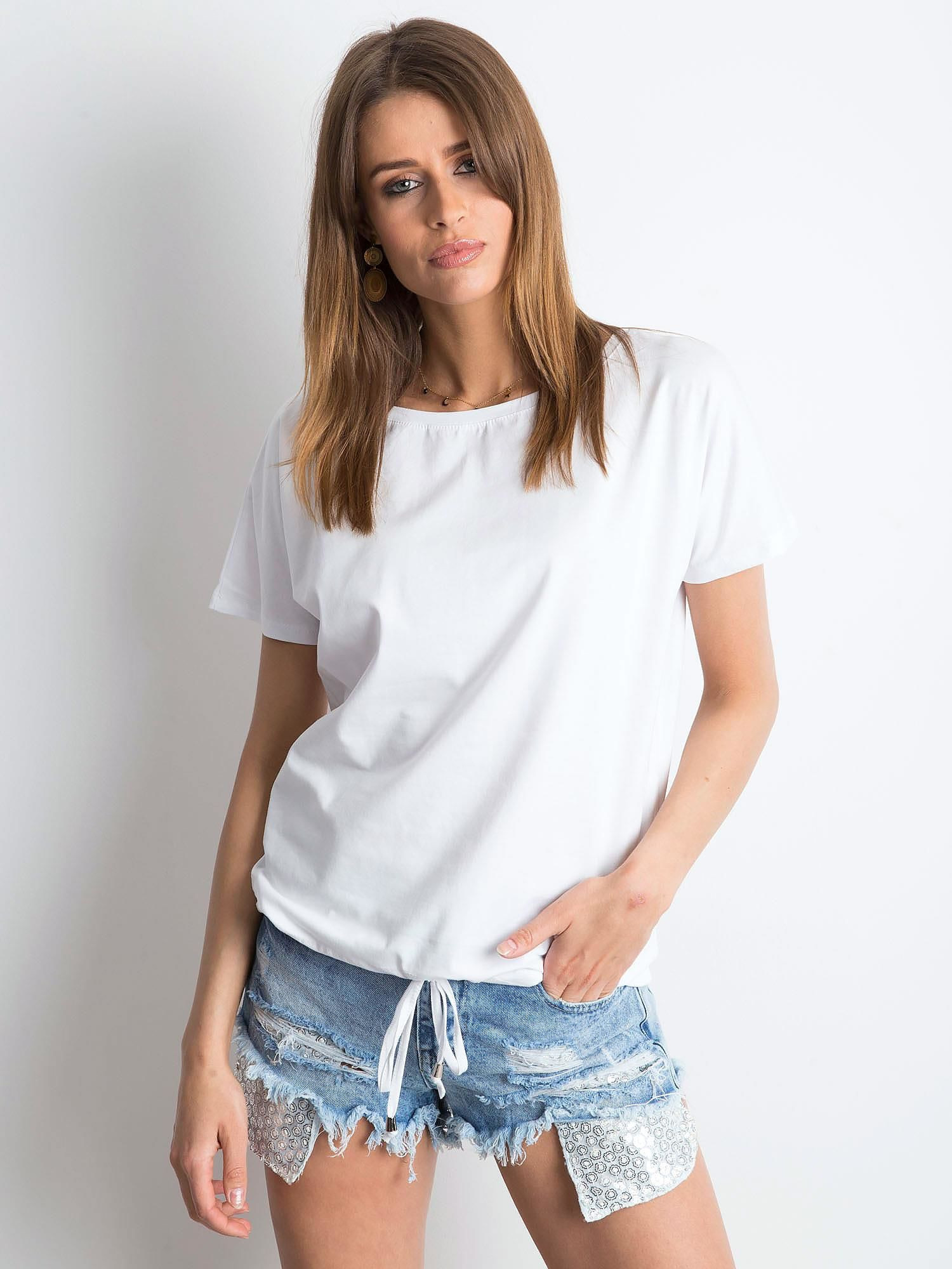 Dámské bílé bavlněné tričko XS
