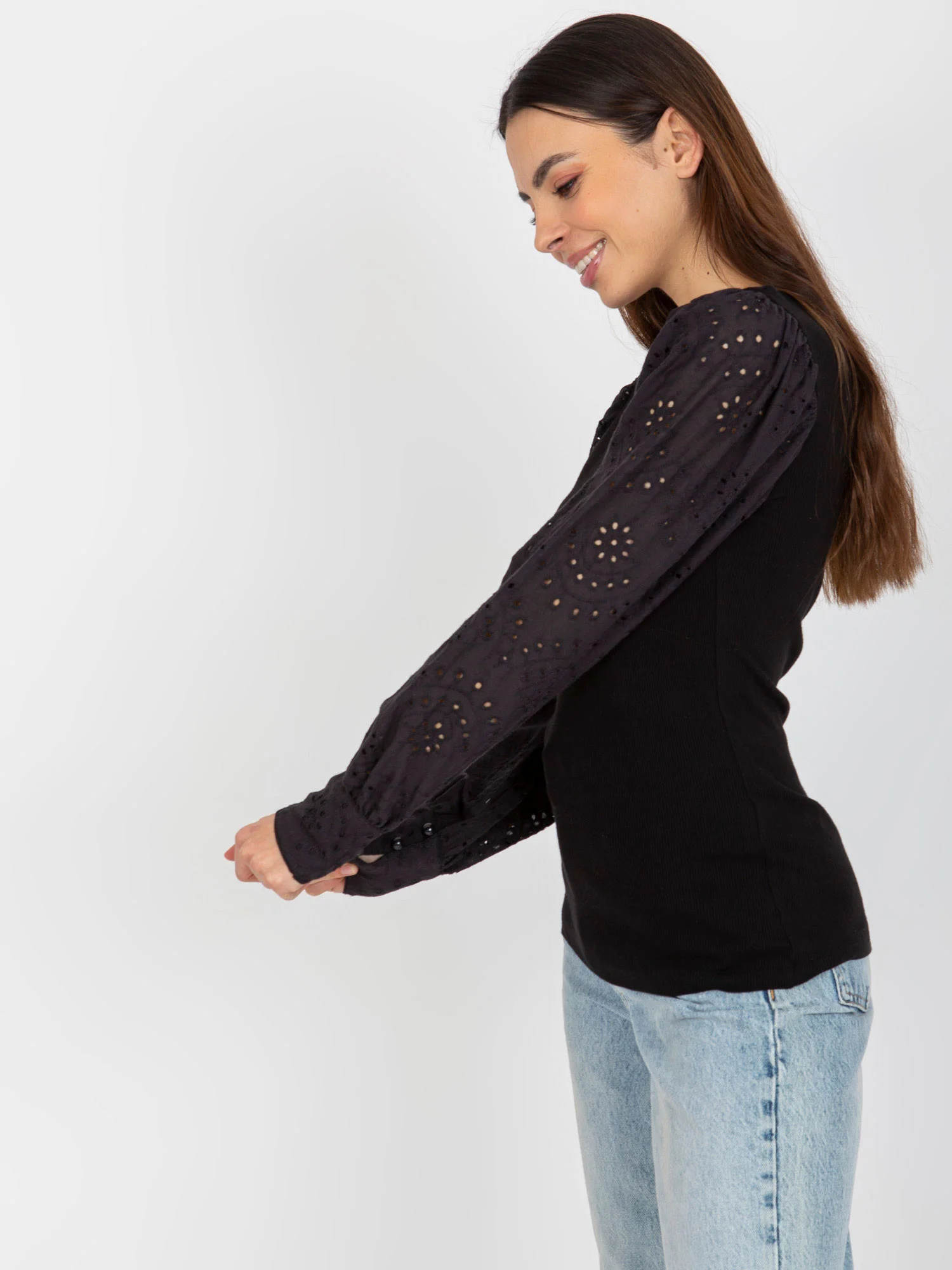 Dámská halenka TW BZ OB 046.62P černá - FPrice XL (obrázek 8)