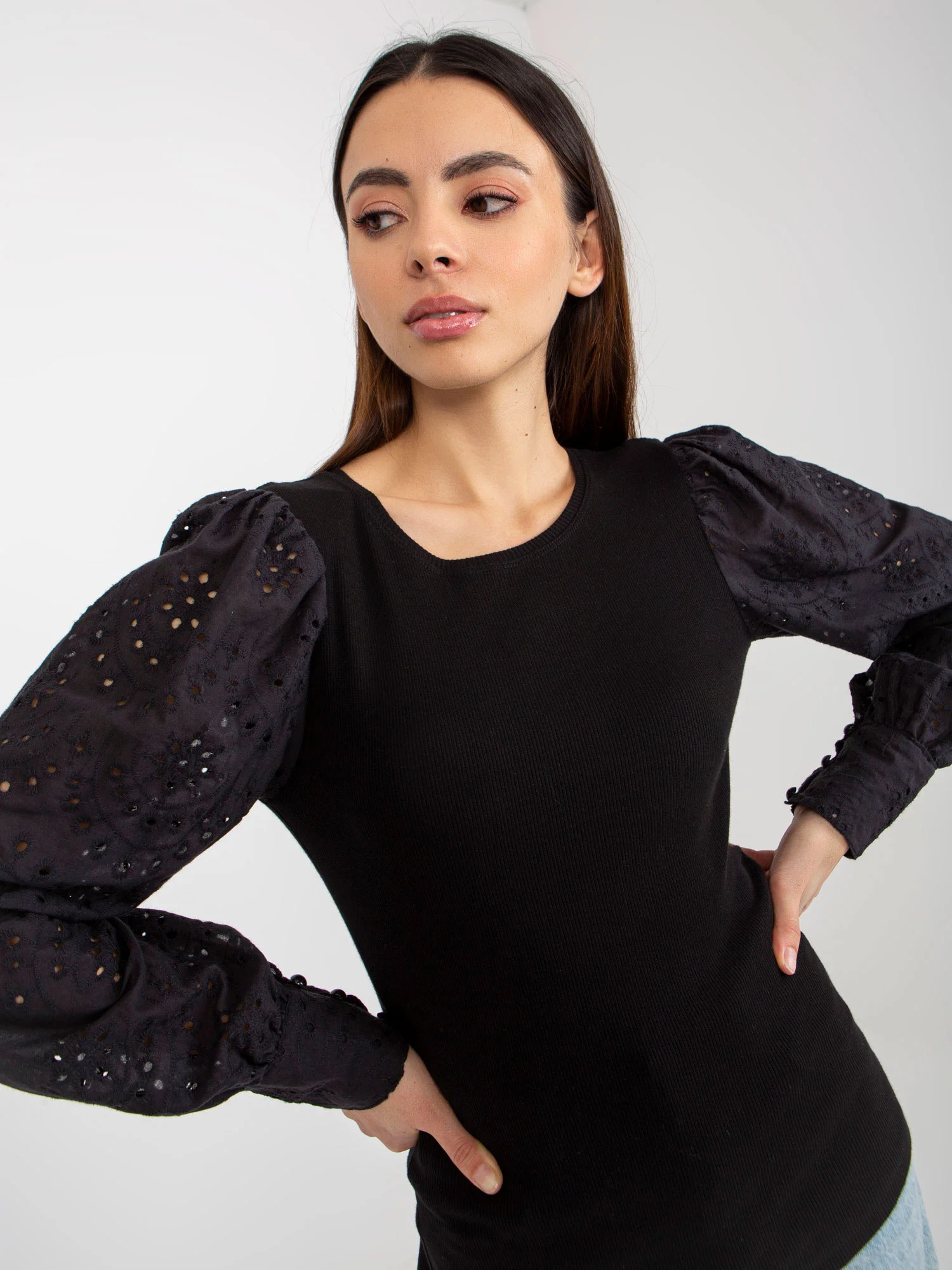 Dámská halenka TW BZ OB 046.62P černá - FPrice XL (obrázek 11)