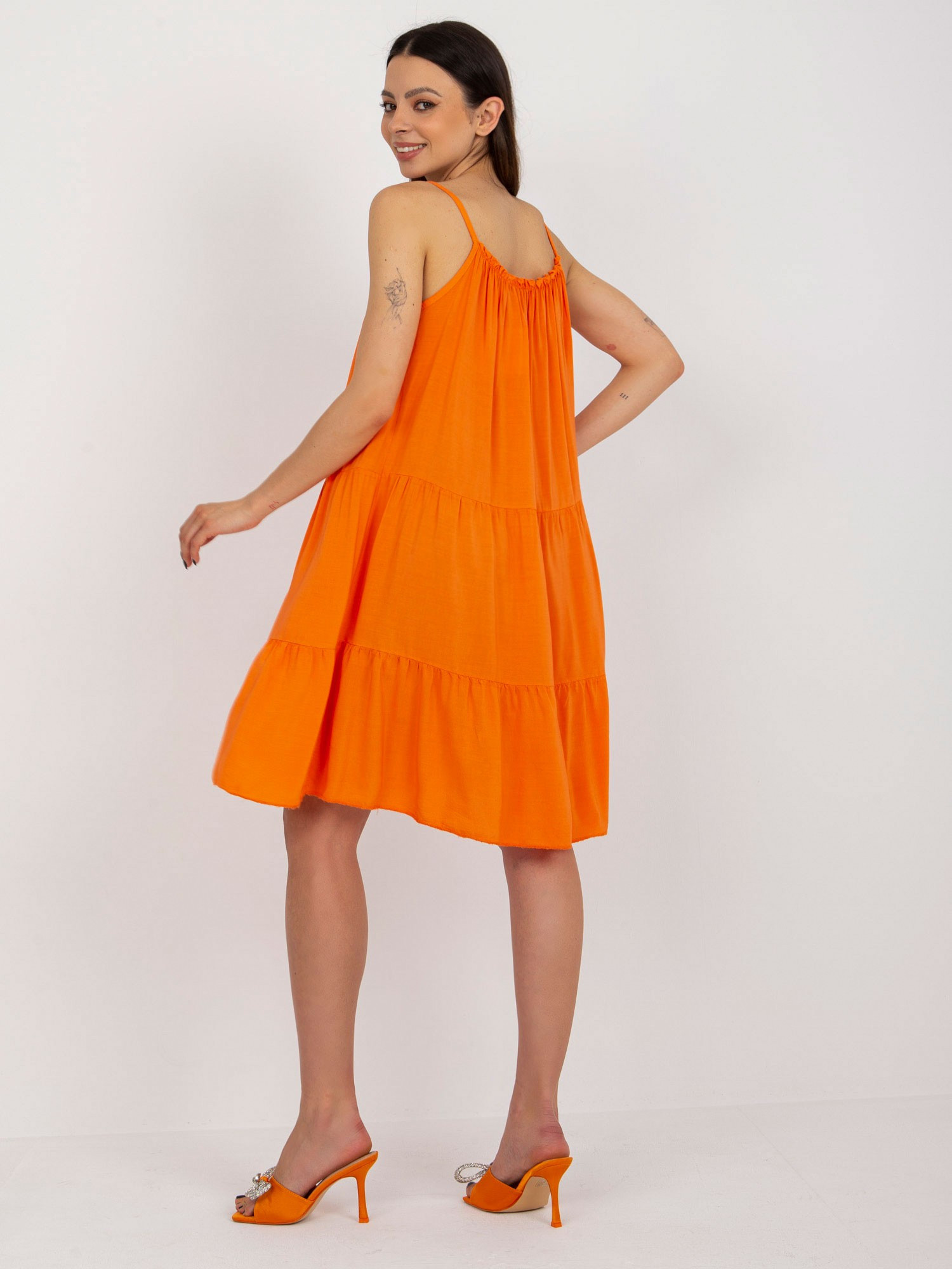 TW SK BI 2006 šaty.16 oranžová M