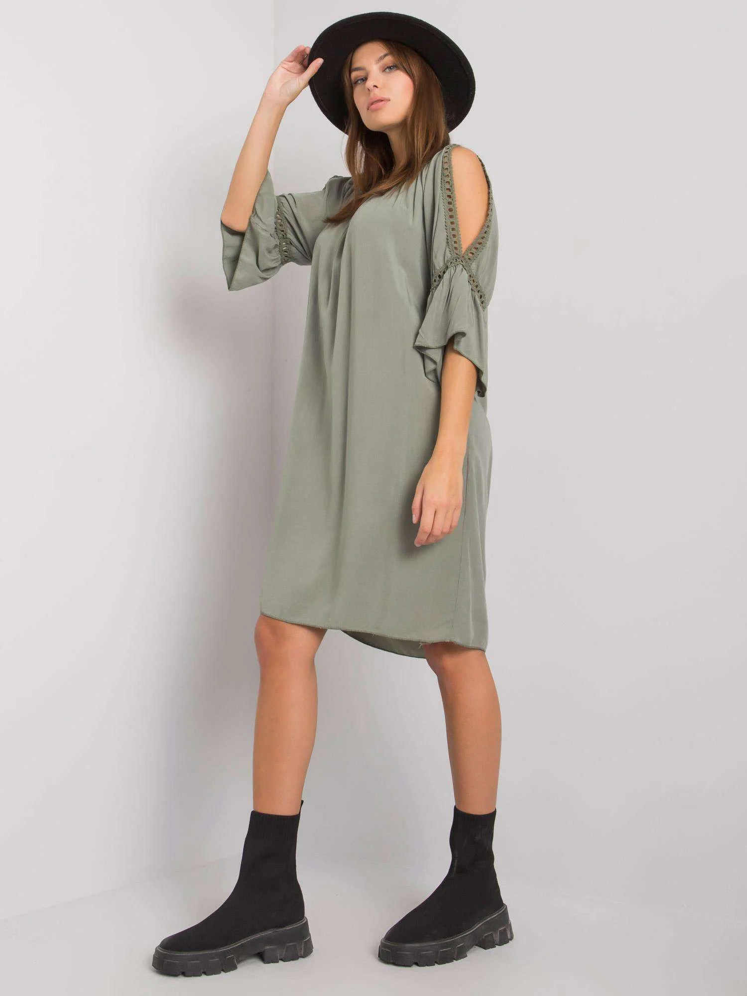 Šaty TW SK BI 82314.48 khaki S (obrázek 5)