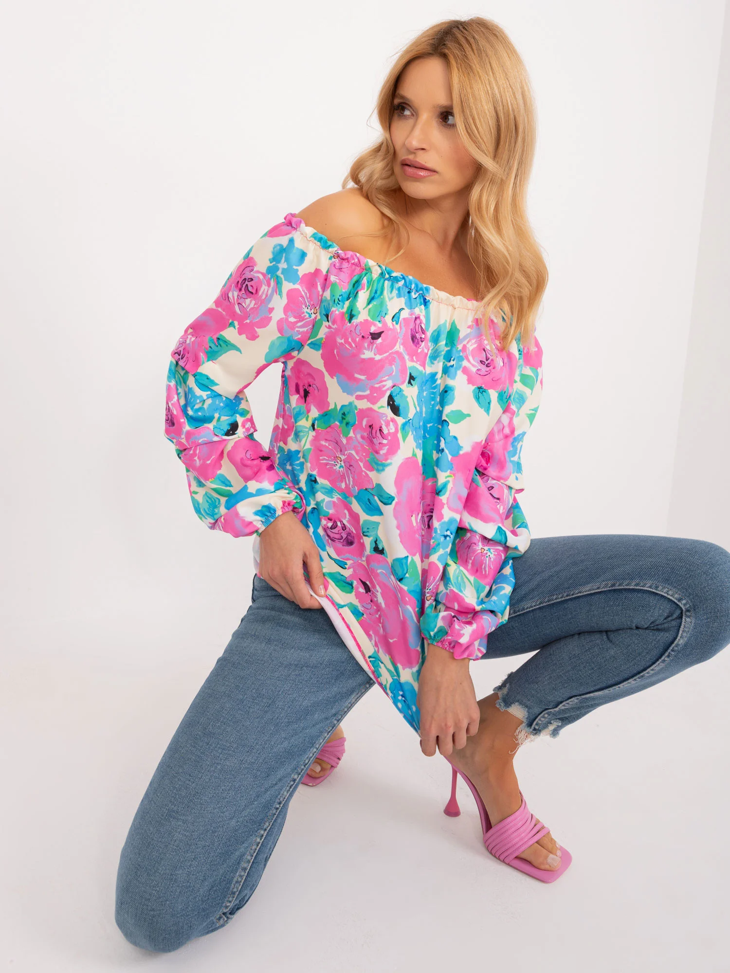 Halenka WN BZ 8281.59 modrá L/XL