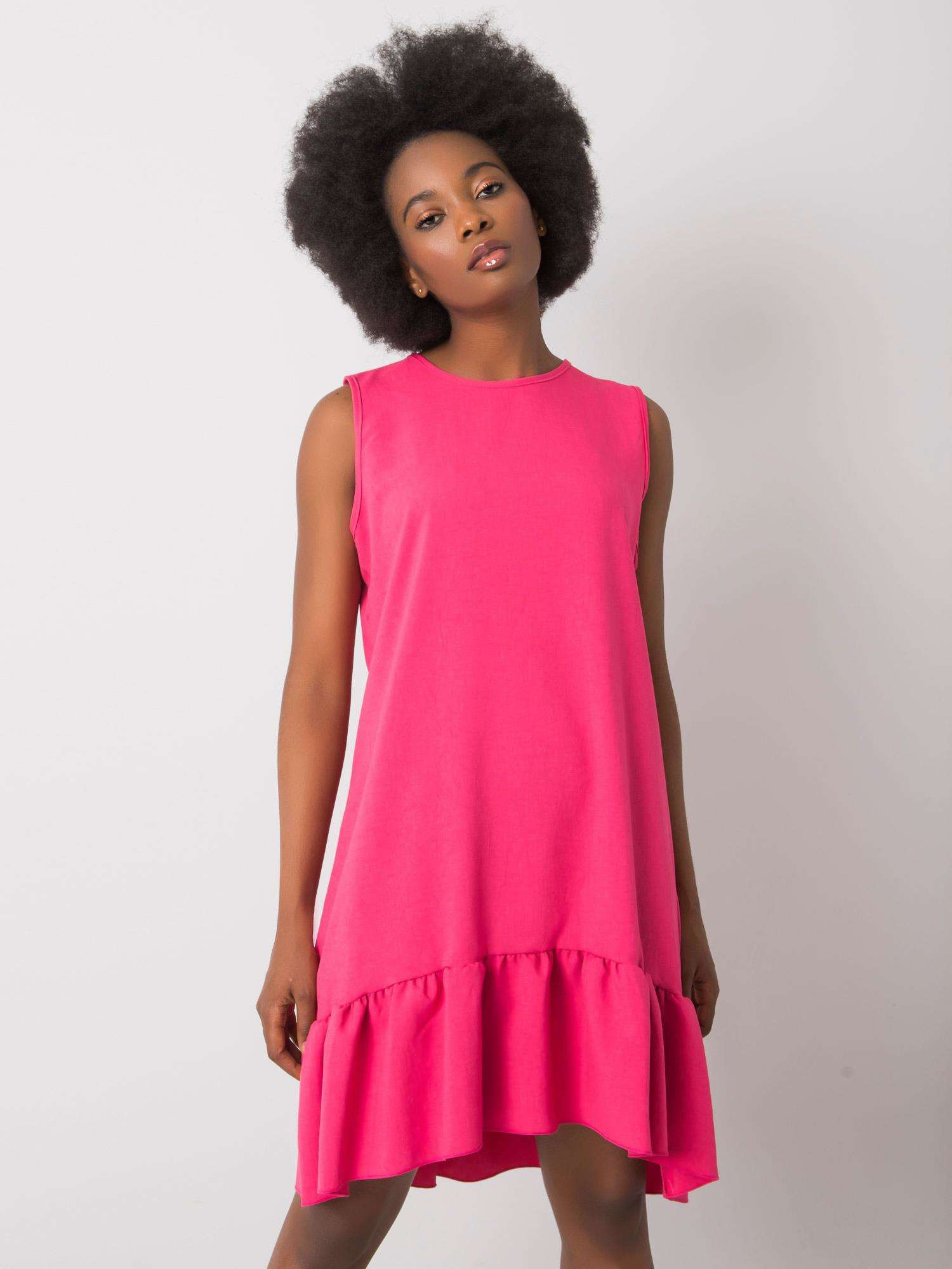 Šaty WN SK model 17416358 tmavě růžová S - FPrice