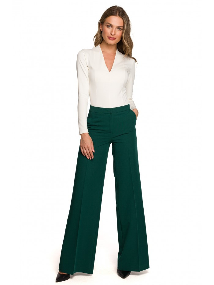 S311 Široké kalhoty - zelené EU XL