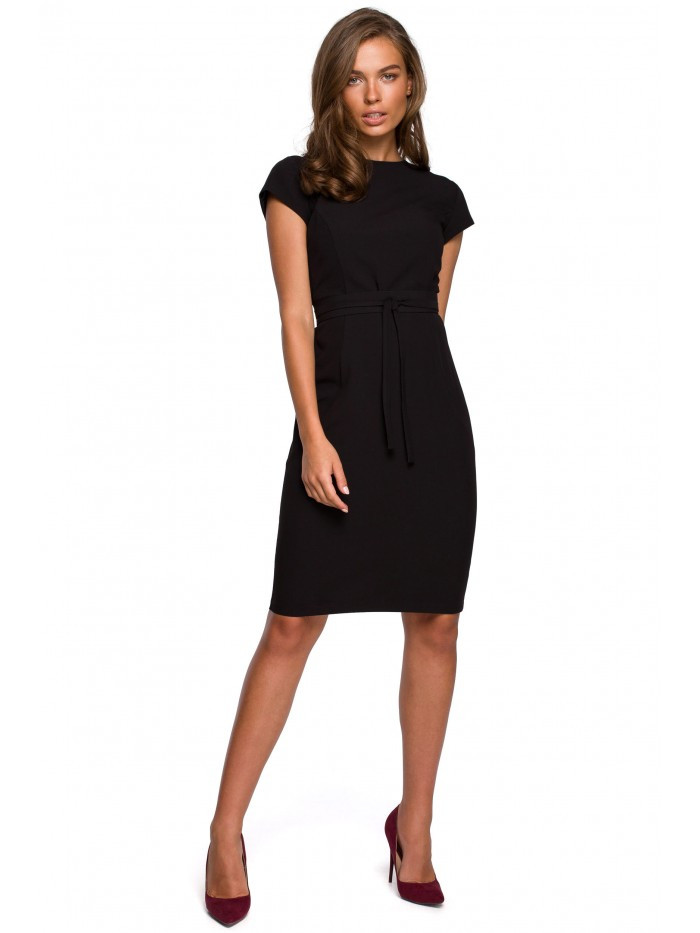 šaty s páskem na černé EU XL model 15107051 - Style