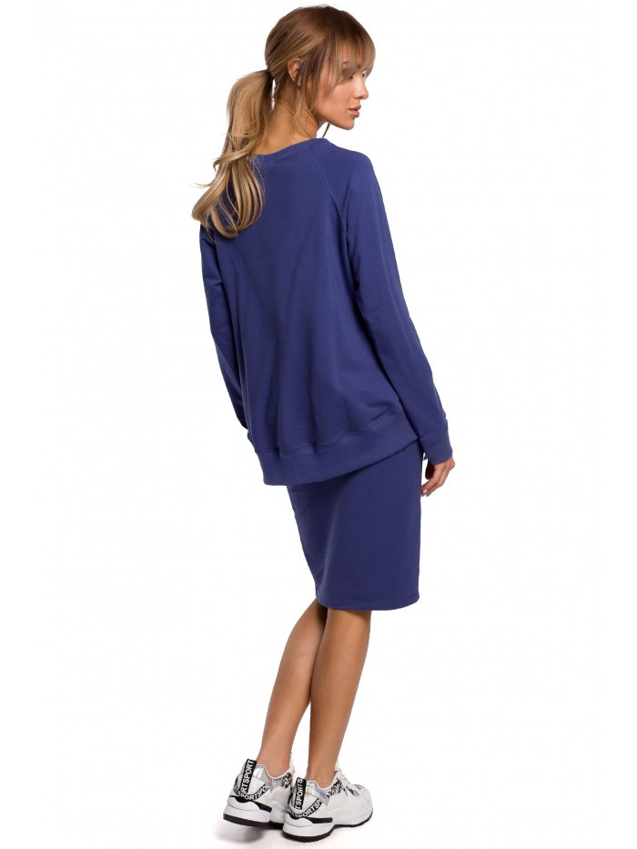 tužková sukně s pruhem s logem indigo model 18002589 - Moe Velikost: EU L