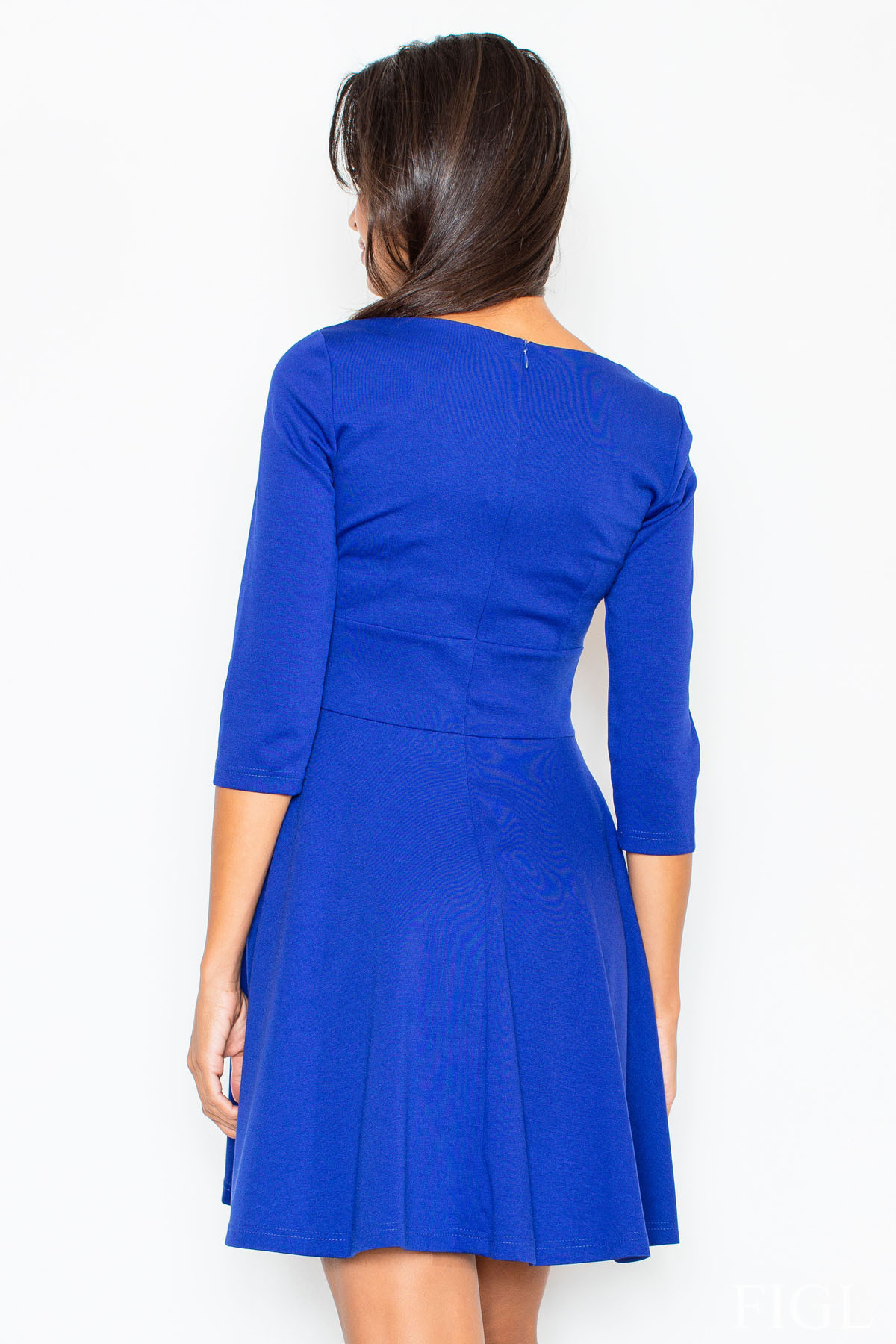 Veronica M081 Modré šaty - Figl L