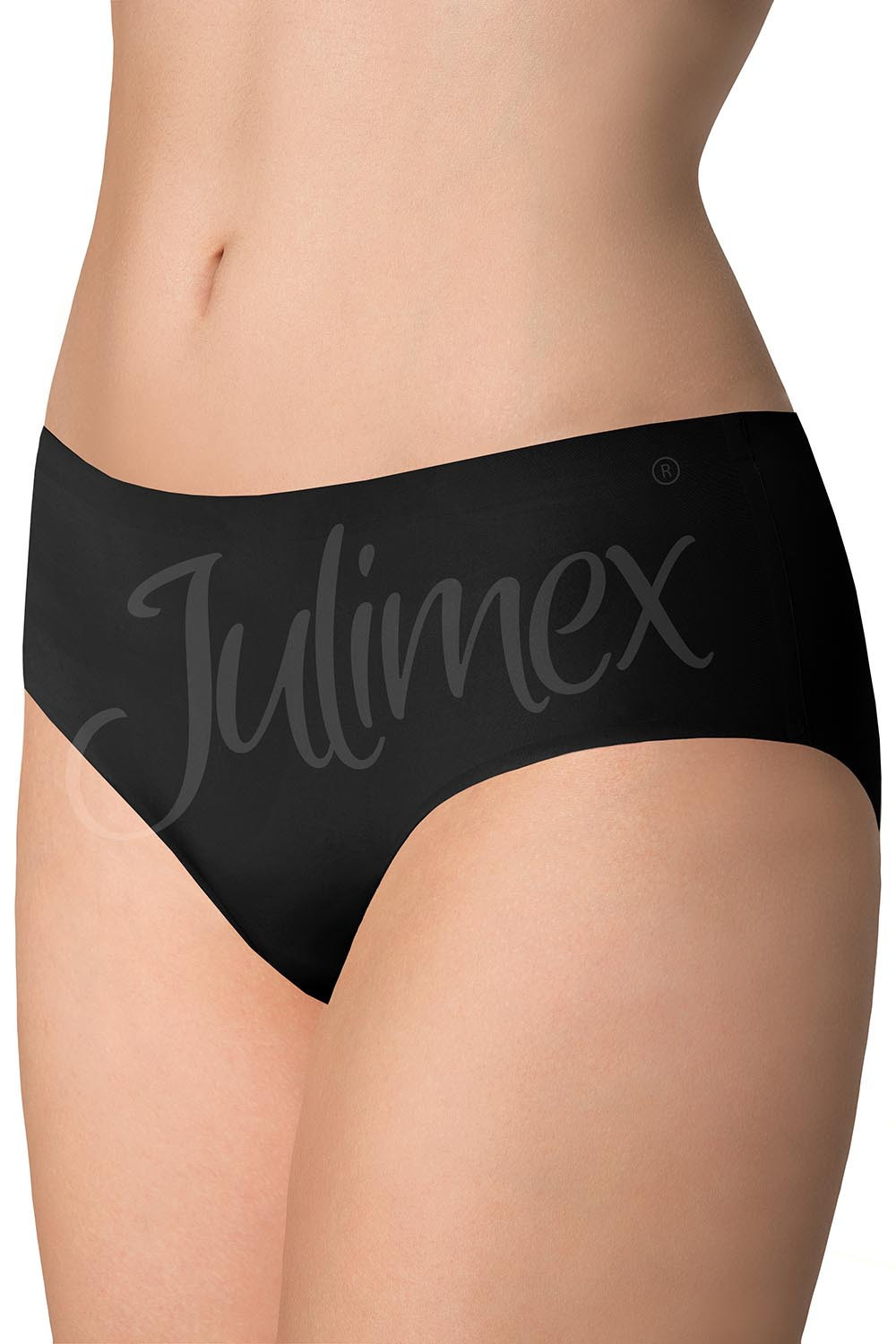 Jednoduché nohavičky Čierna - Julimex XL