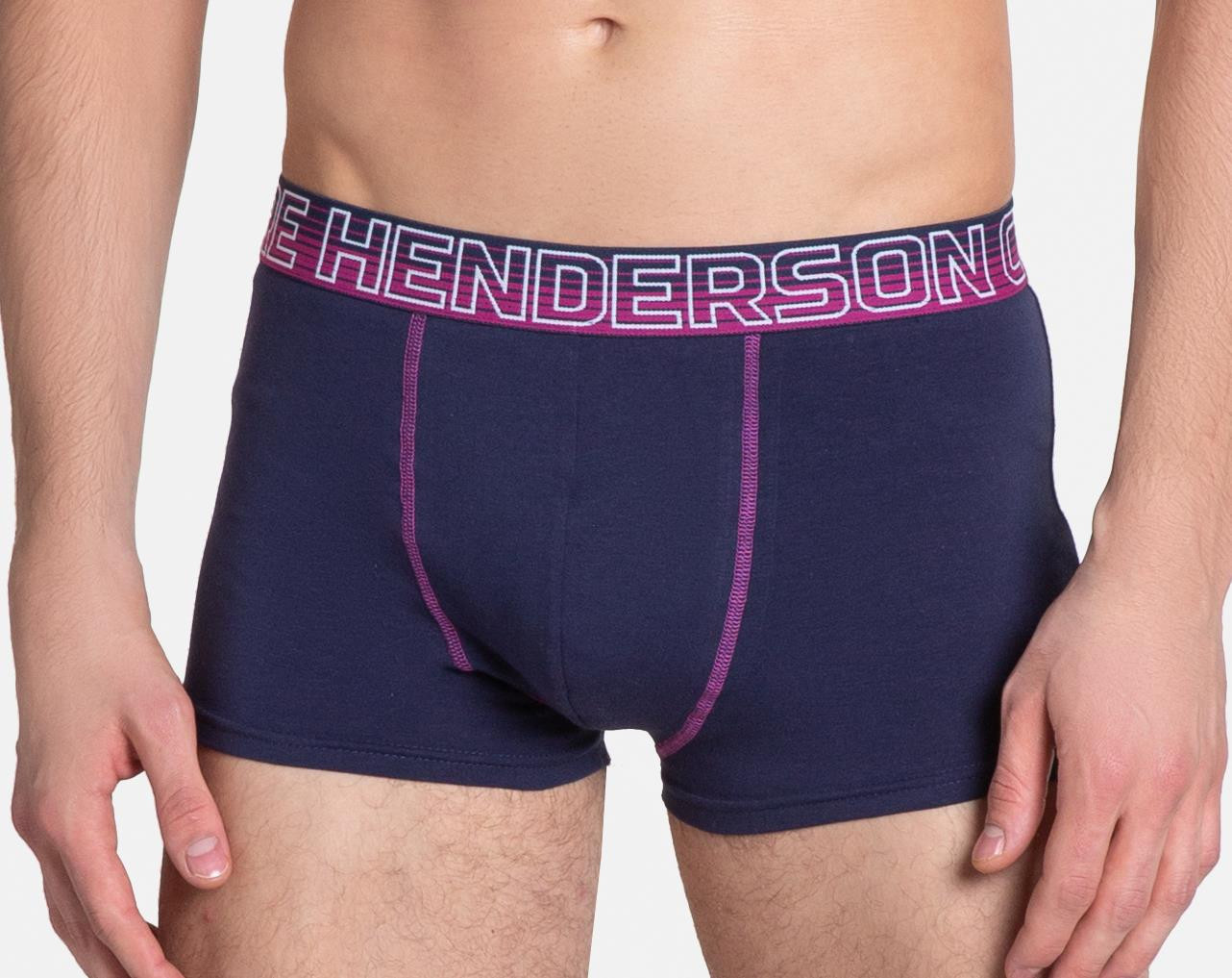 Luxusní boxerky model 17584162 Sada 2 kusů v tmavě modré a tmavě růžové barvě XL - Henderson