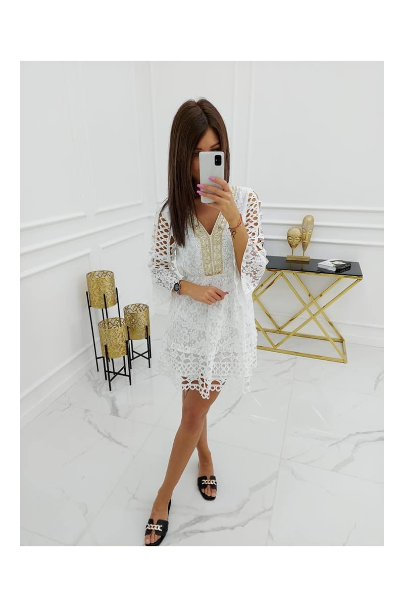 Bavlněné šaty Mayca HY1036 White - Vittoria Ventini M/L