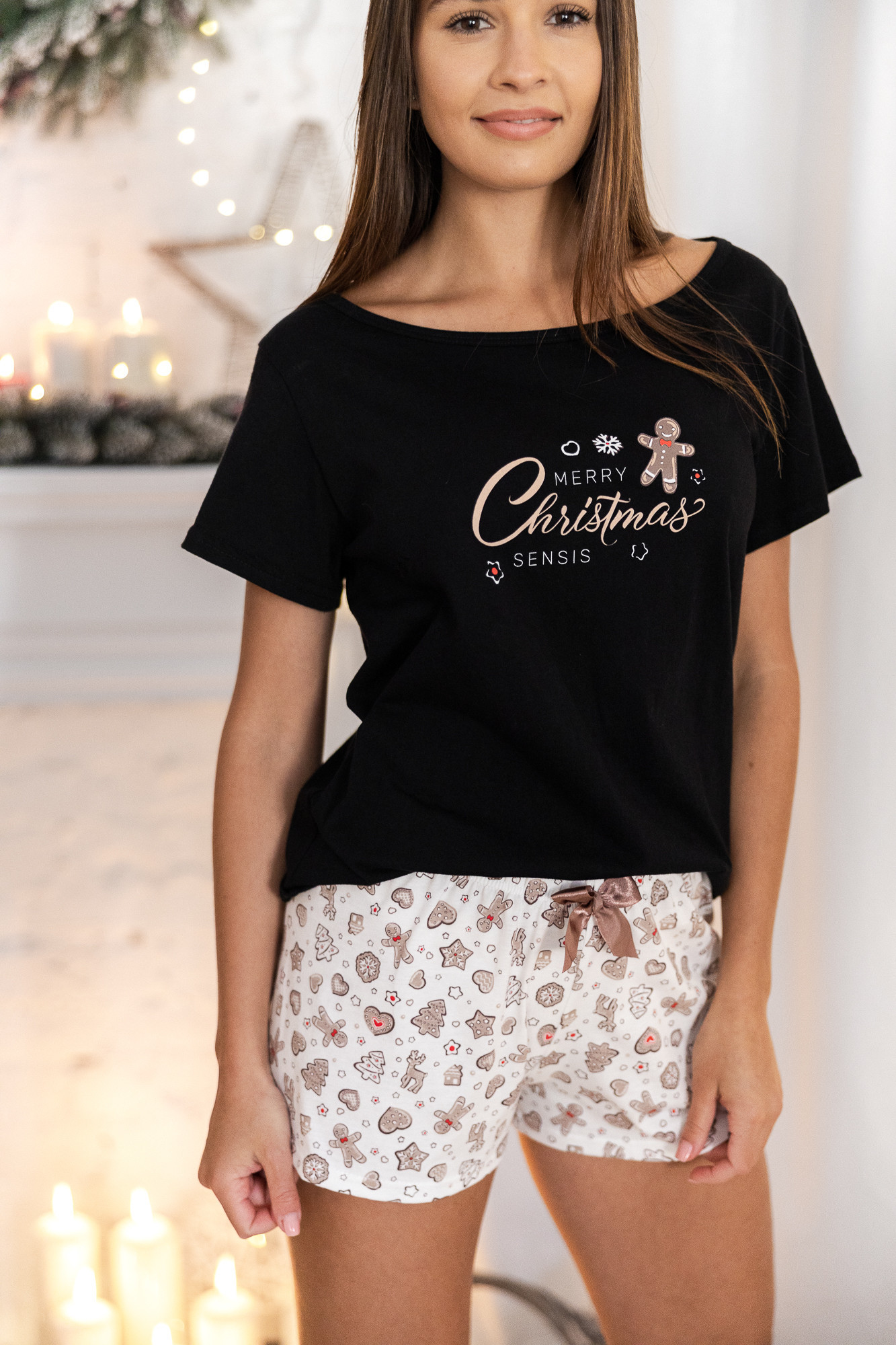 Sladké vánoční pyžamo - Sensis XL